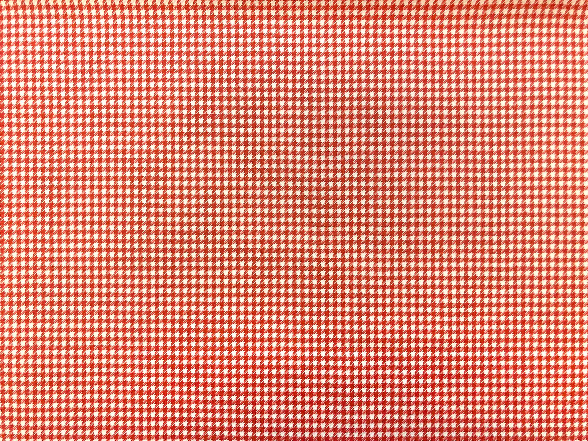 Stretch Wool Houndstooth Suiting in Orange
