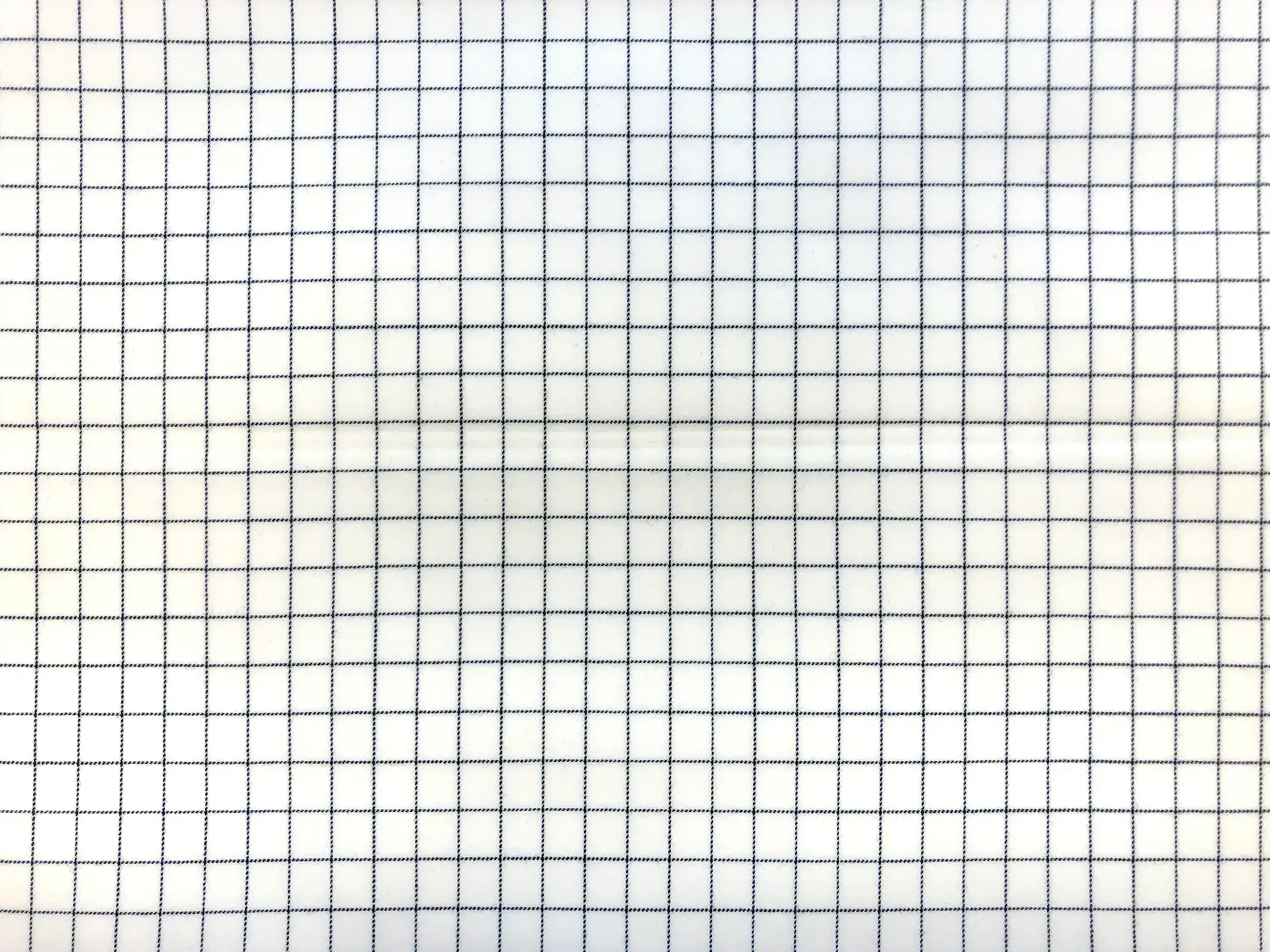 Stretch Wool Graph Check Suiting in Ivory