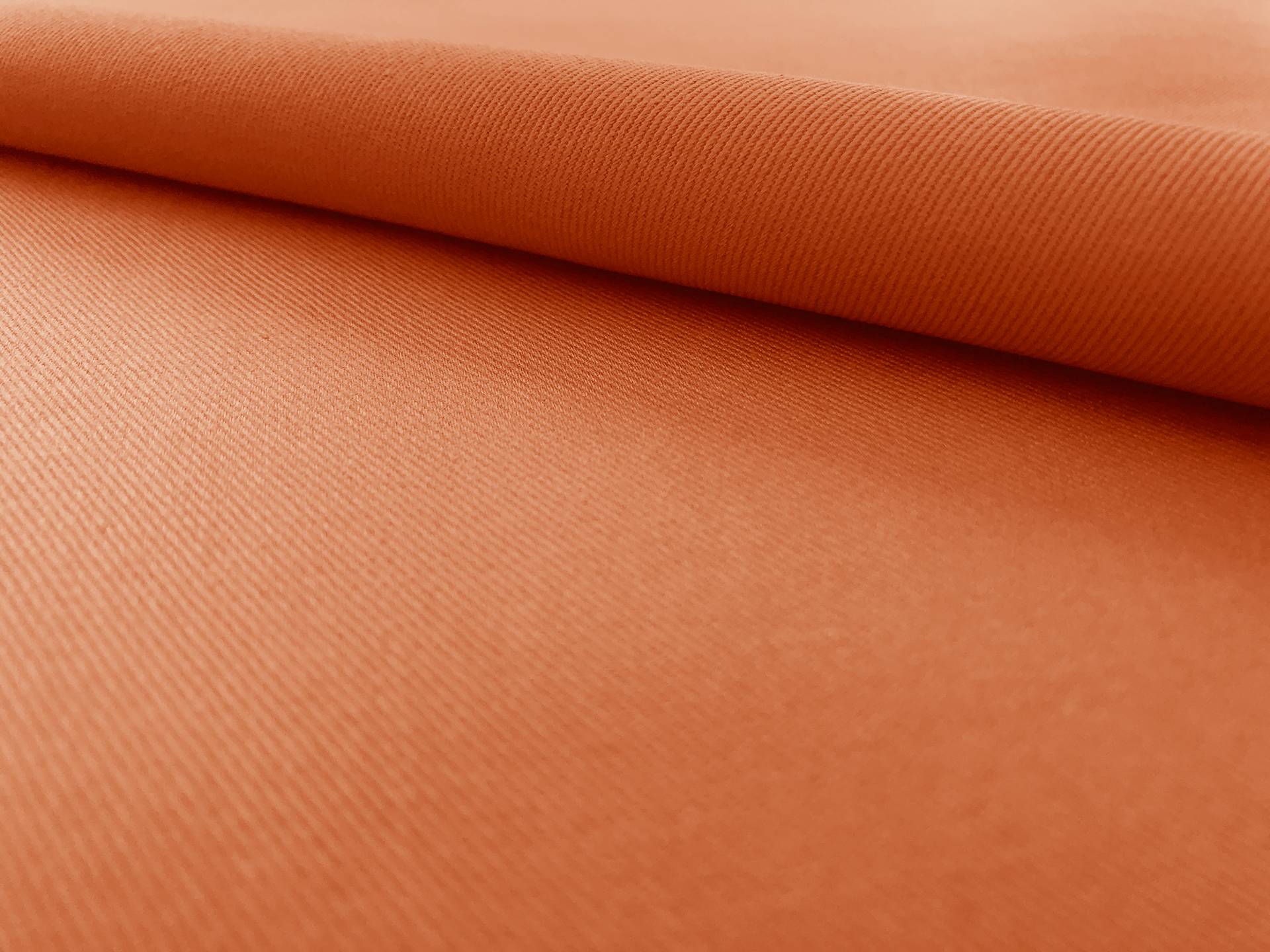 Cotton Chino Twill in Pumpkin