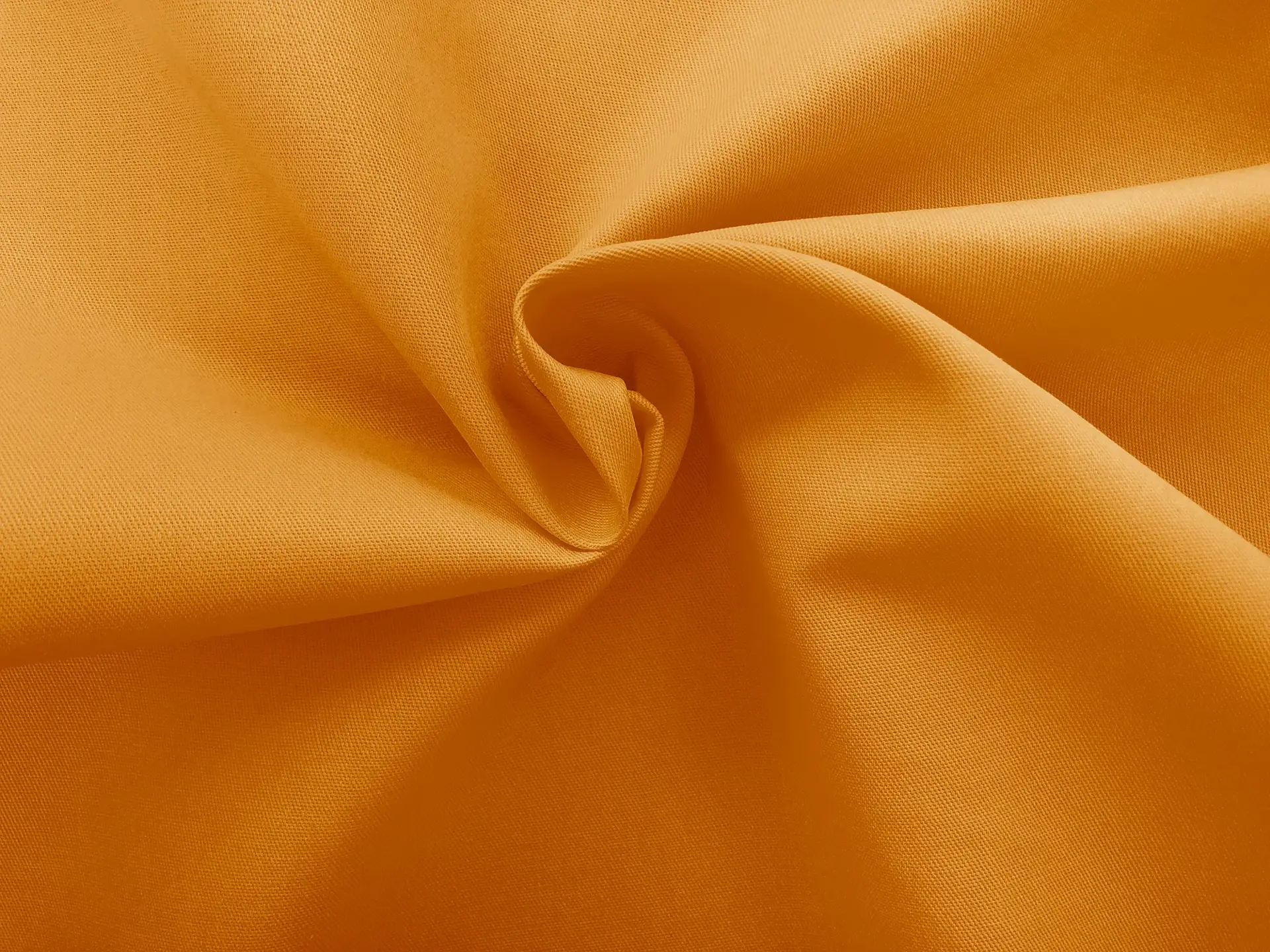 Polyester & Cotton Blend Twill in Buttercup