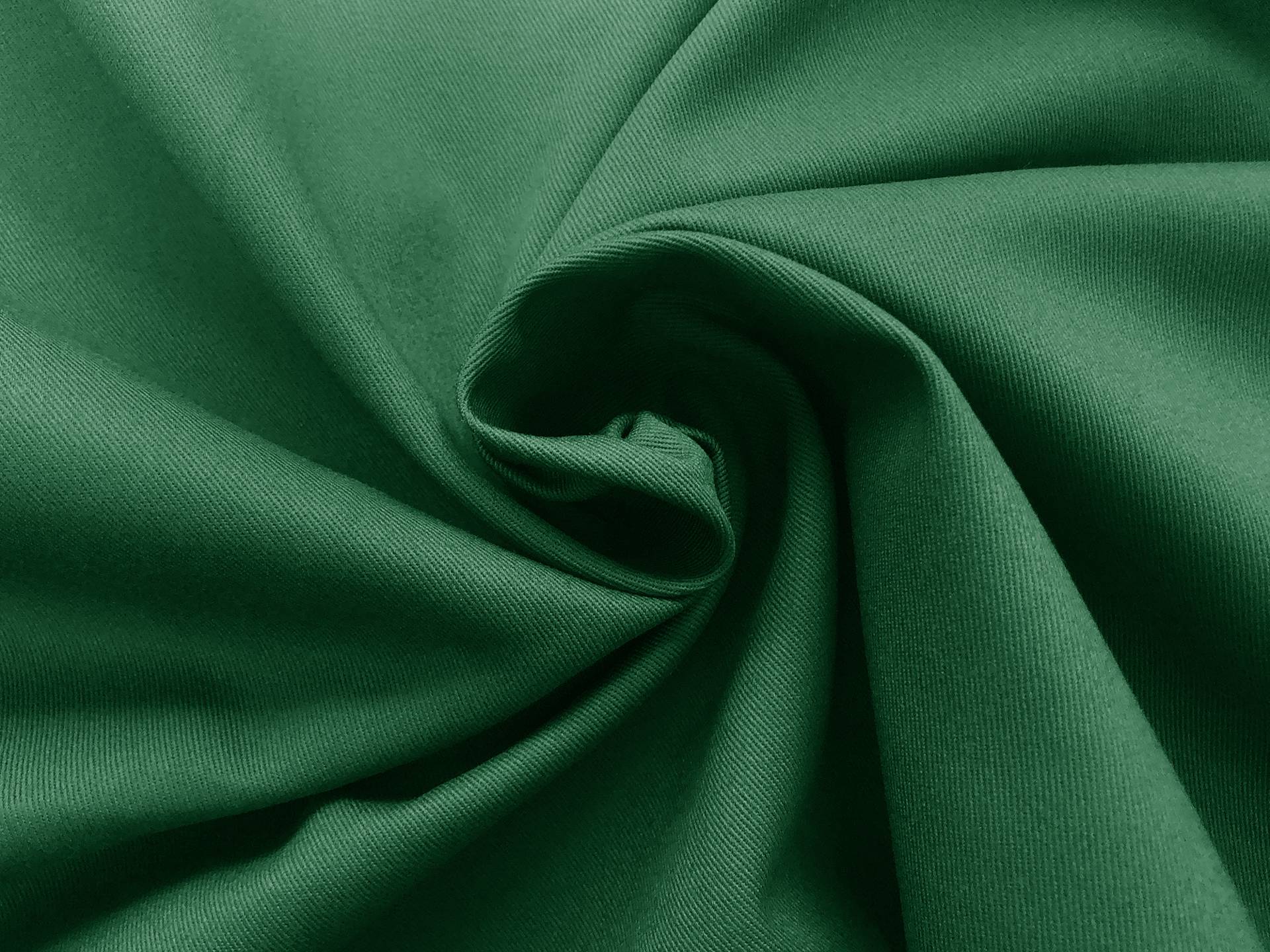 Cotton Chino Twill in Emerald 