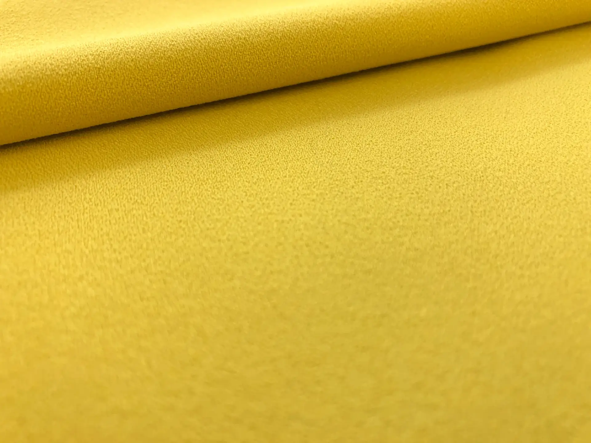 Sustainable Polyester Blend Stretch Crepe in Chartreuse