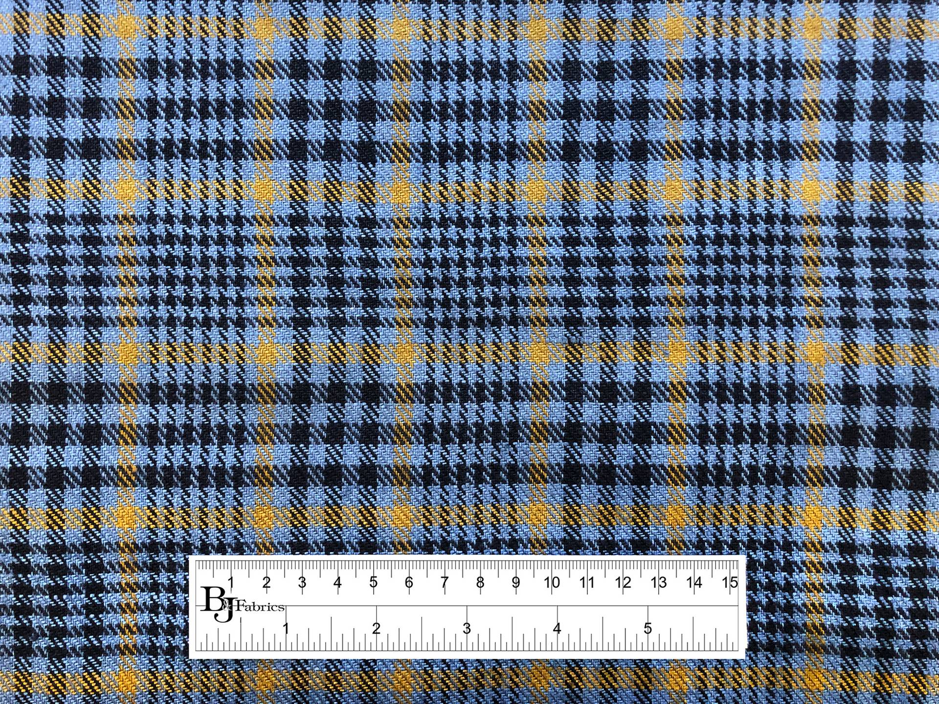 Washed Linen Houndstooth Plaid 