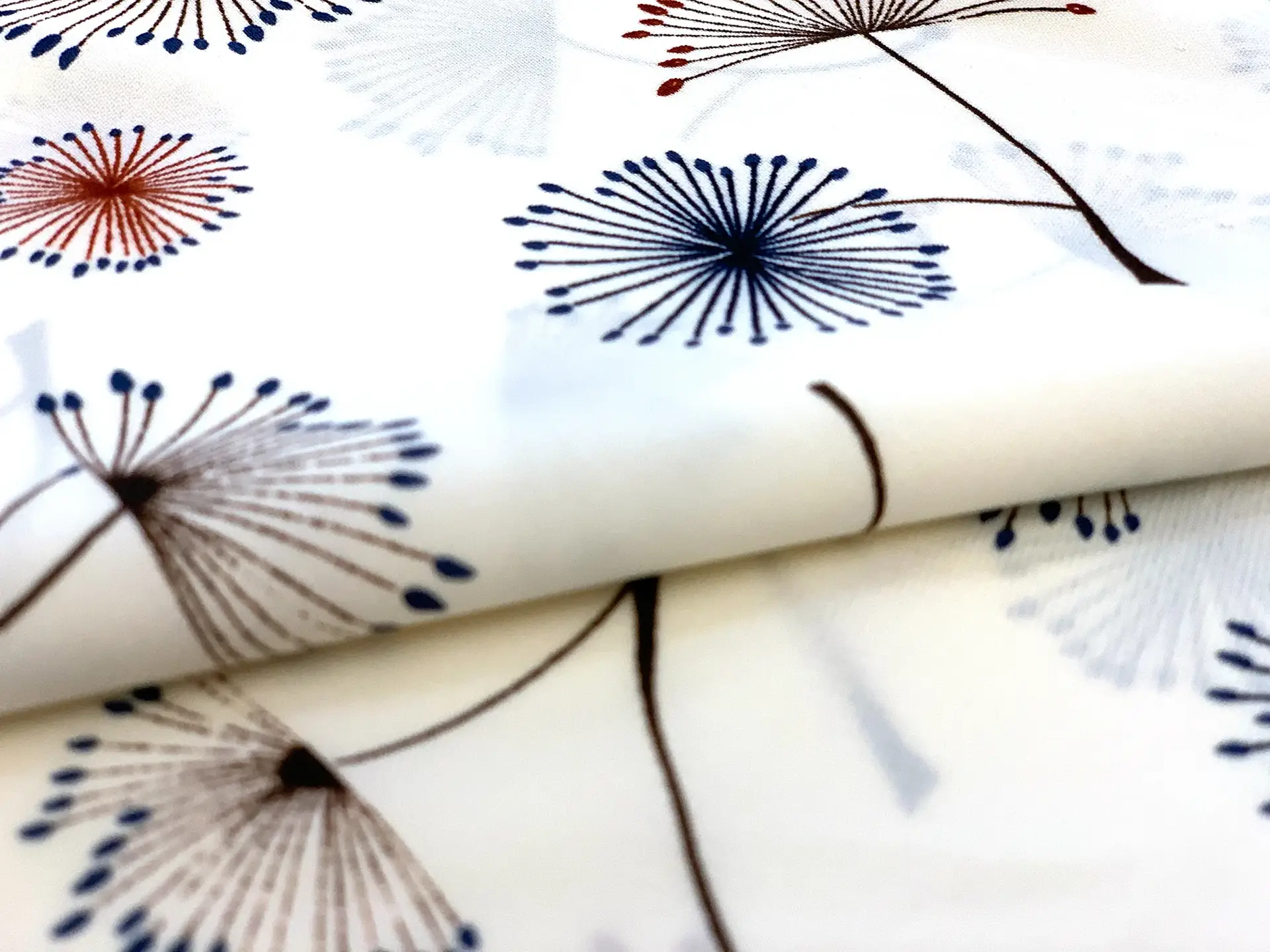 Polyester Crepe De Chine With Floral Print