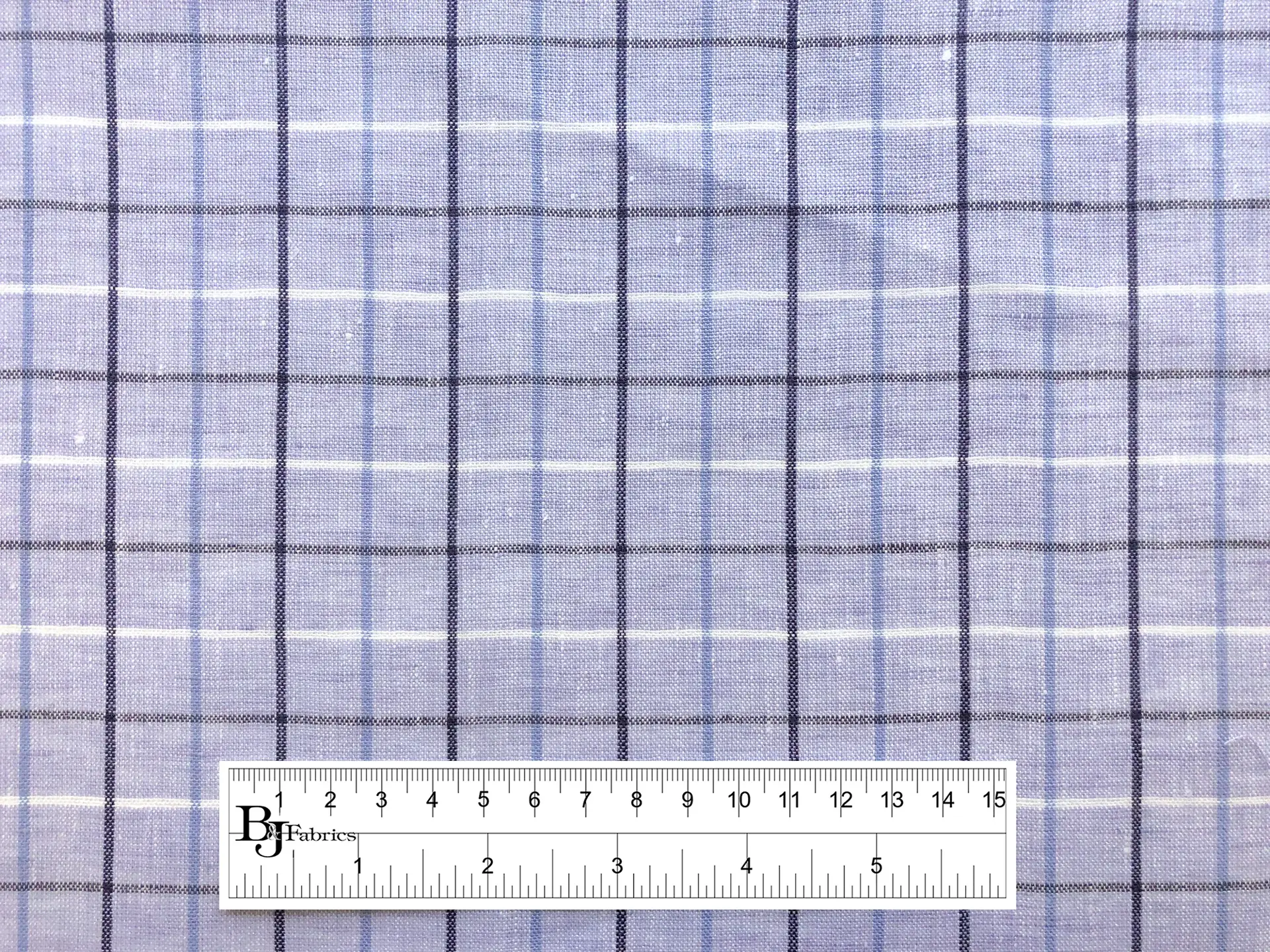 Sanforized Linen Plaid in Lavender