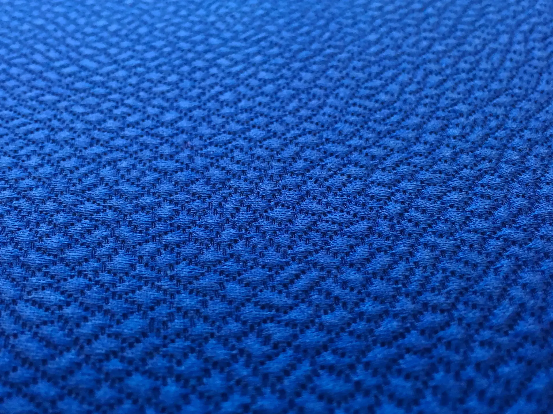 Silk and Wool Hammered Satin in Royal Blue