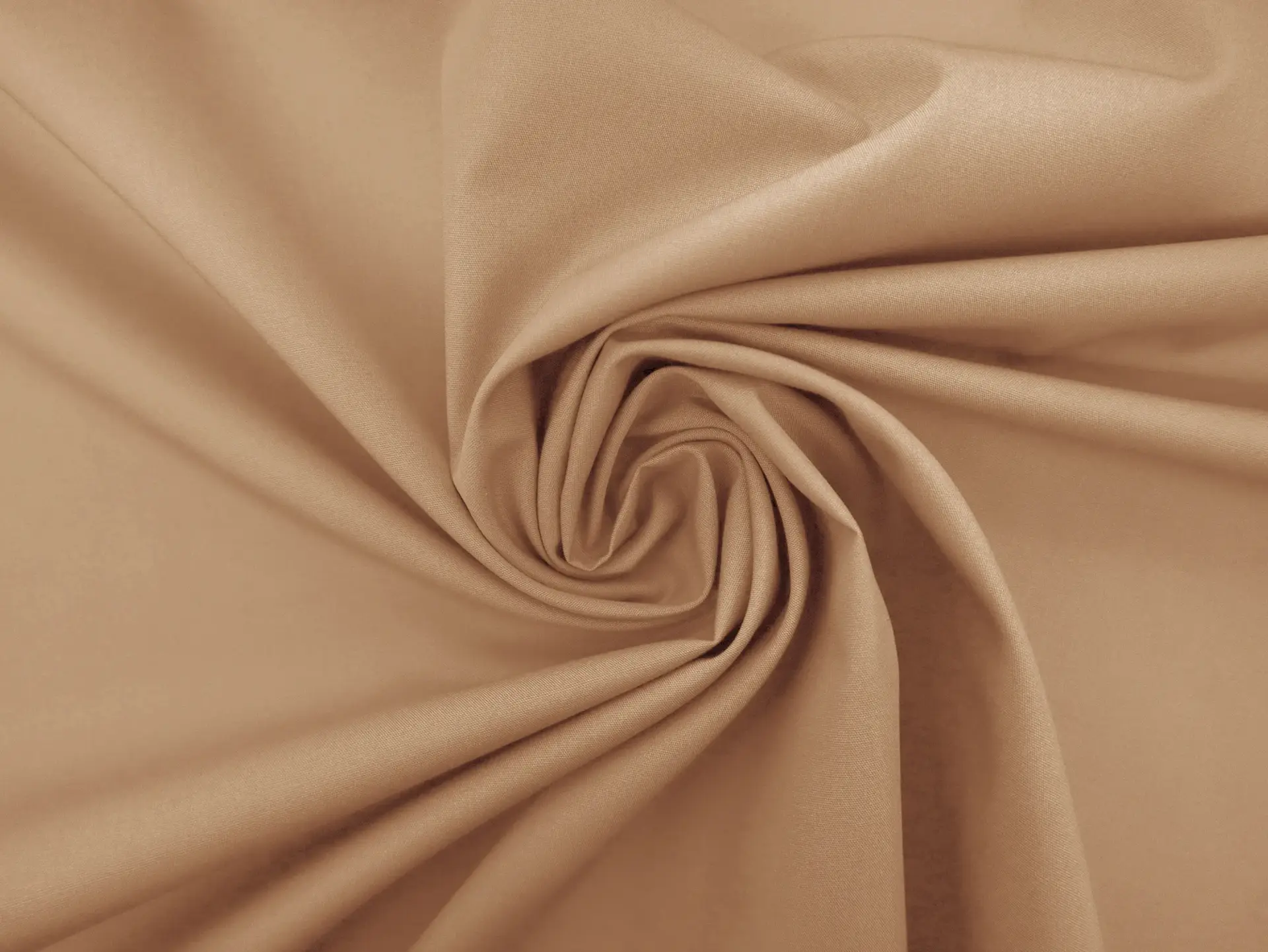 Poly Cotton Broadcloth in Khaki