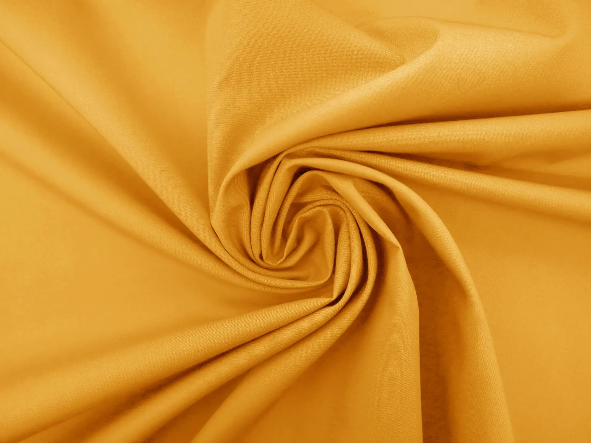 Poly Cotton Broadcloth in Gold Glow