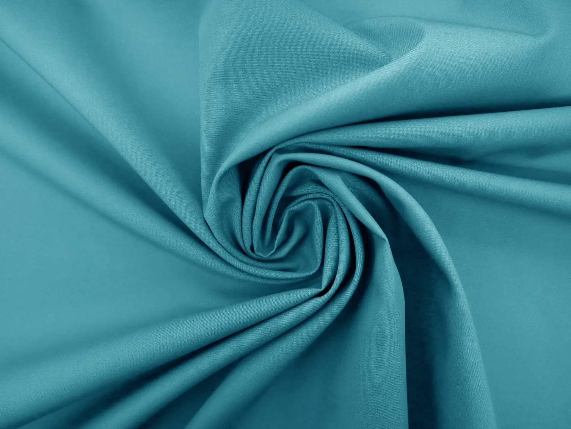 Poly Cotton Broadcloth in Peacock Green