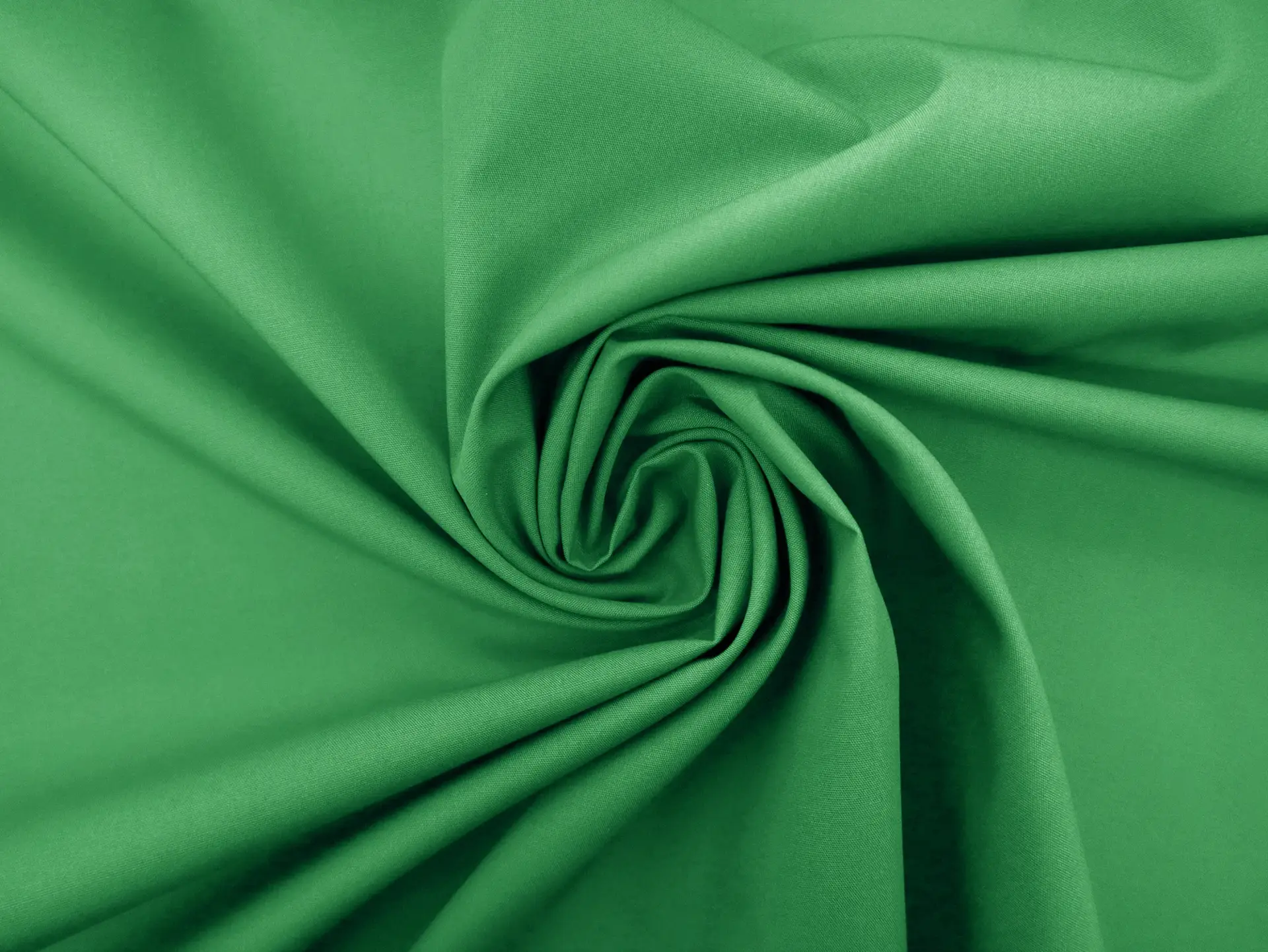 Poly Cotton Broadcloth in Kelly Green