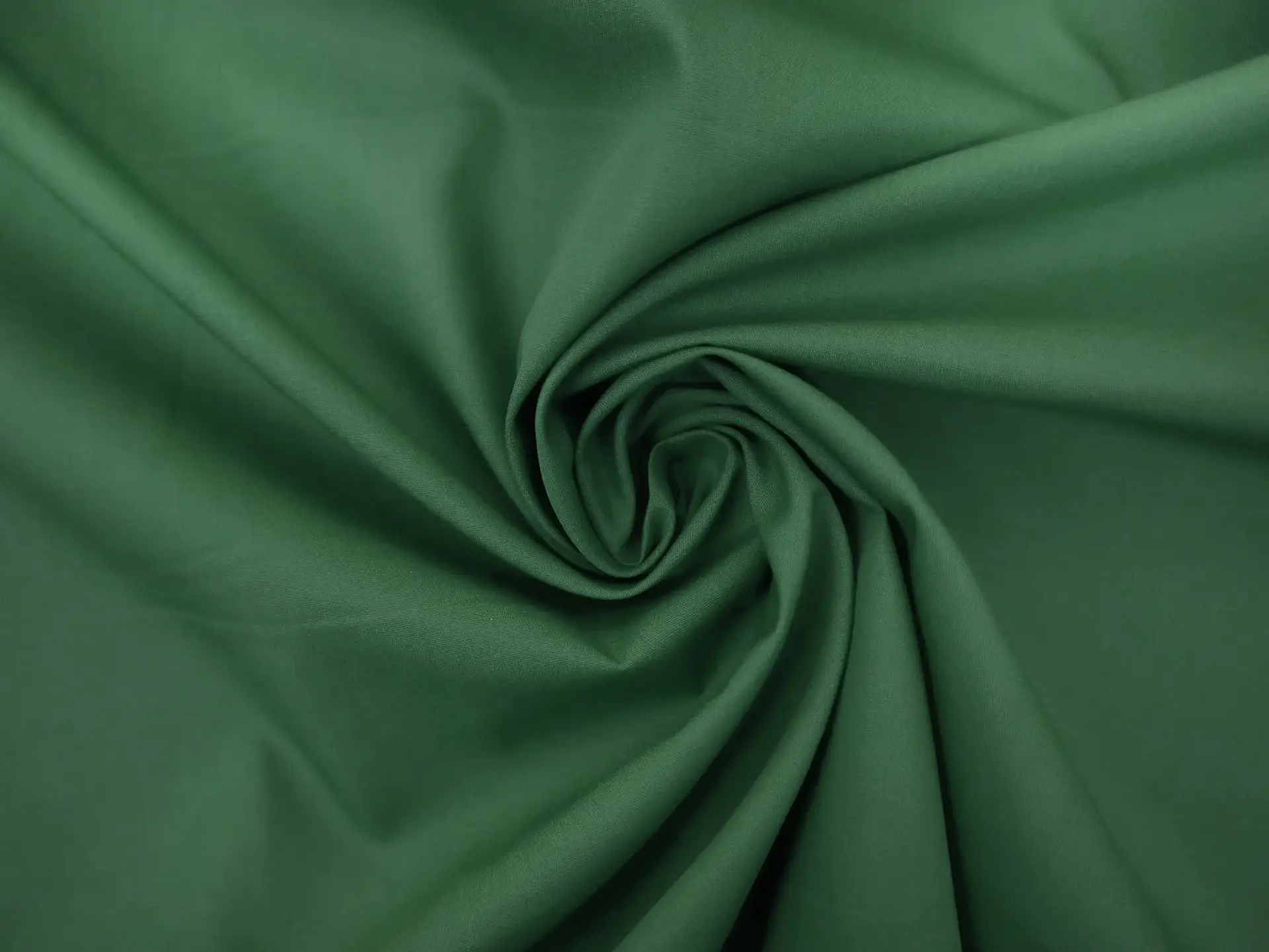 Poly Cotton Broadcloth in Deep Pine