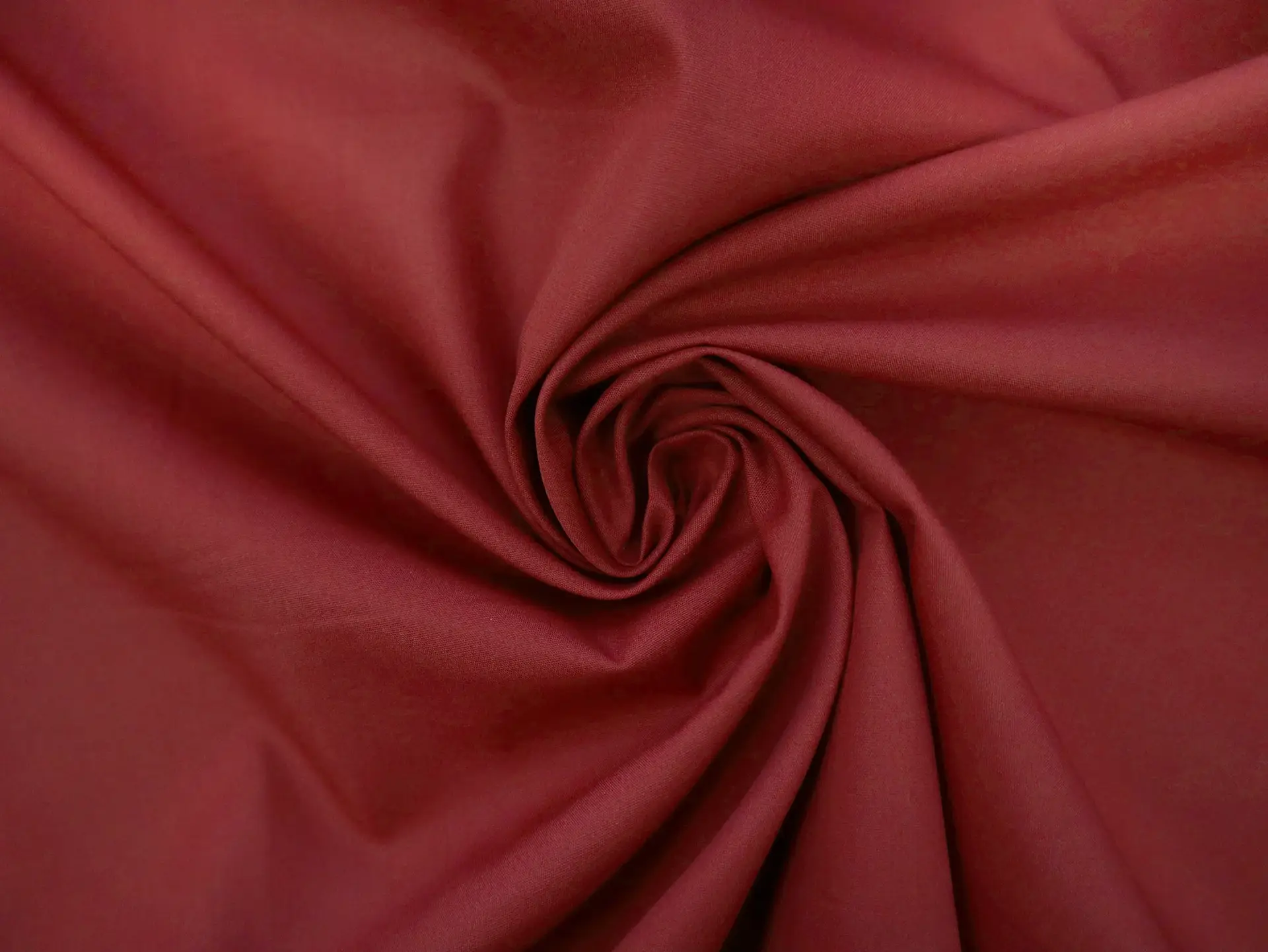 Poly Cotton Broadcloth in Red Baron