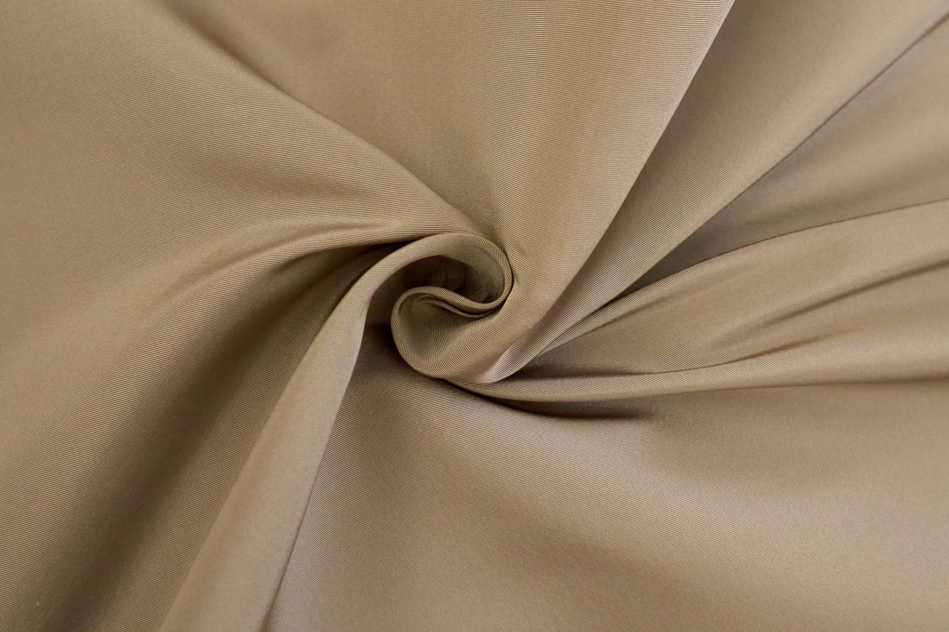 Silk Gros de Londres with a Bounce Finish in Taupe