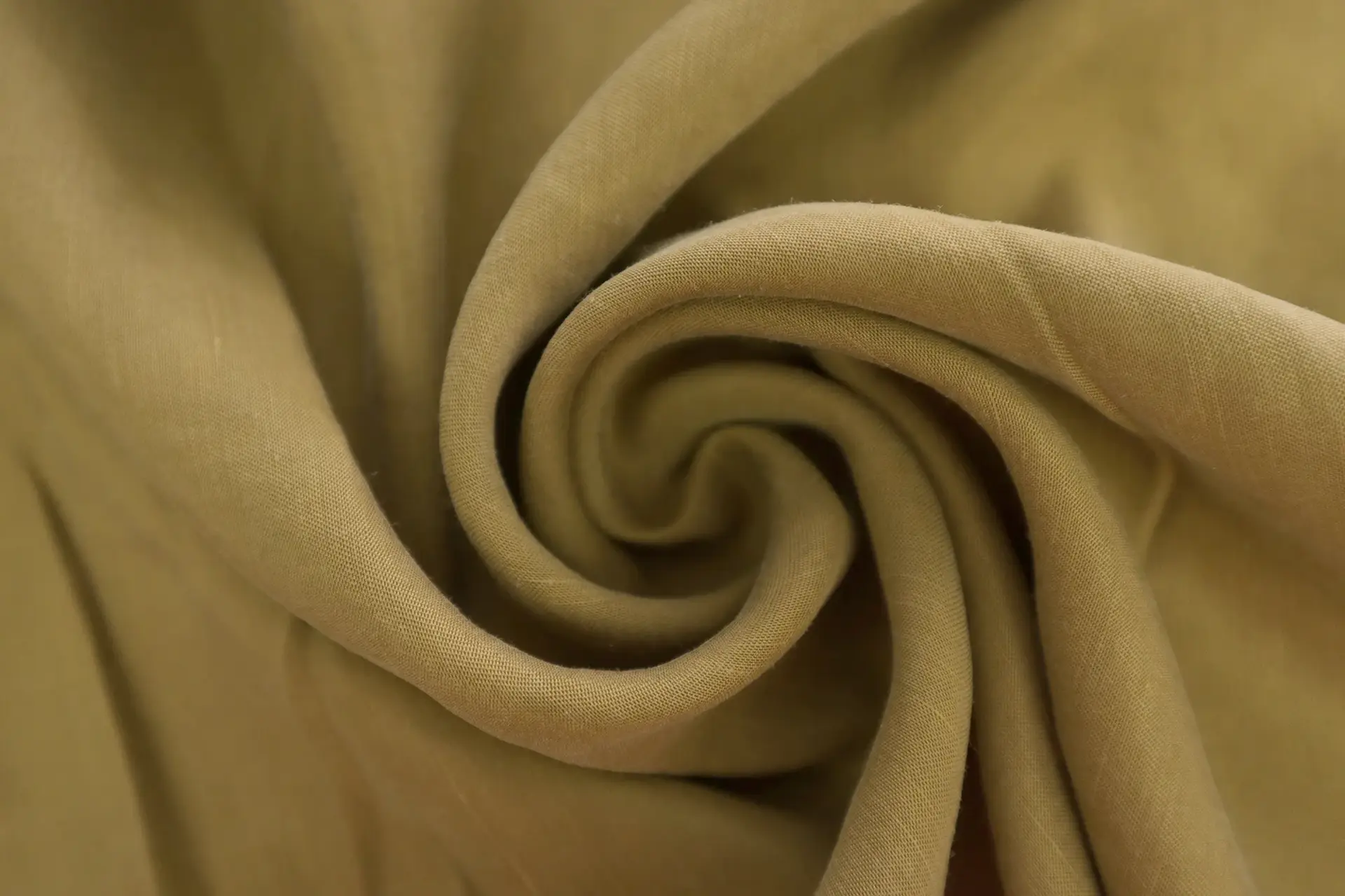 Cupro Blend Sueded Shantung in Moss