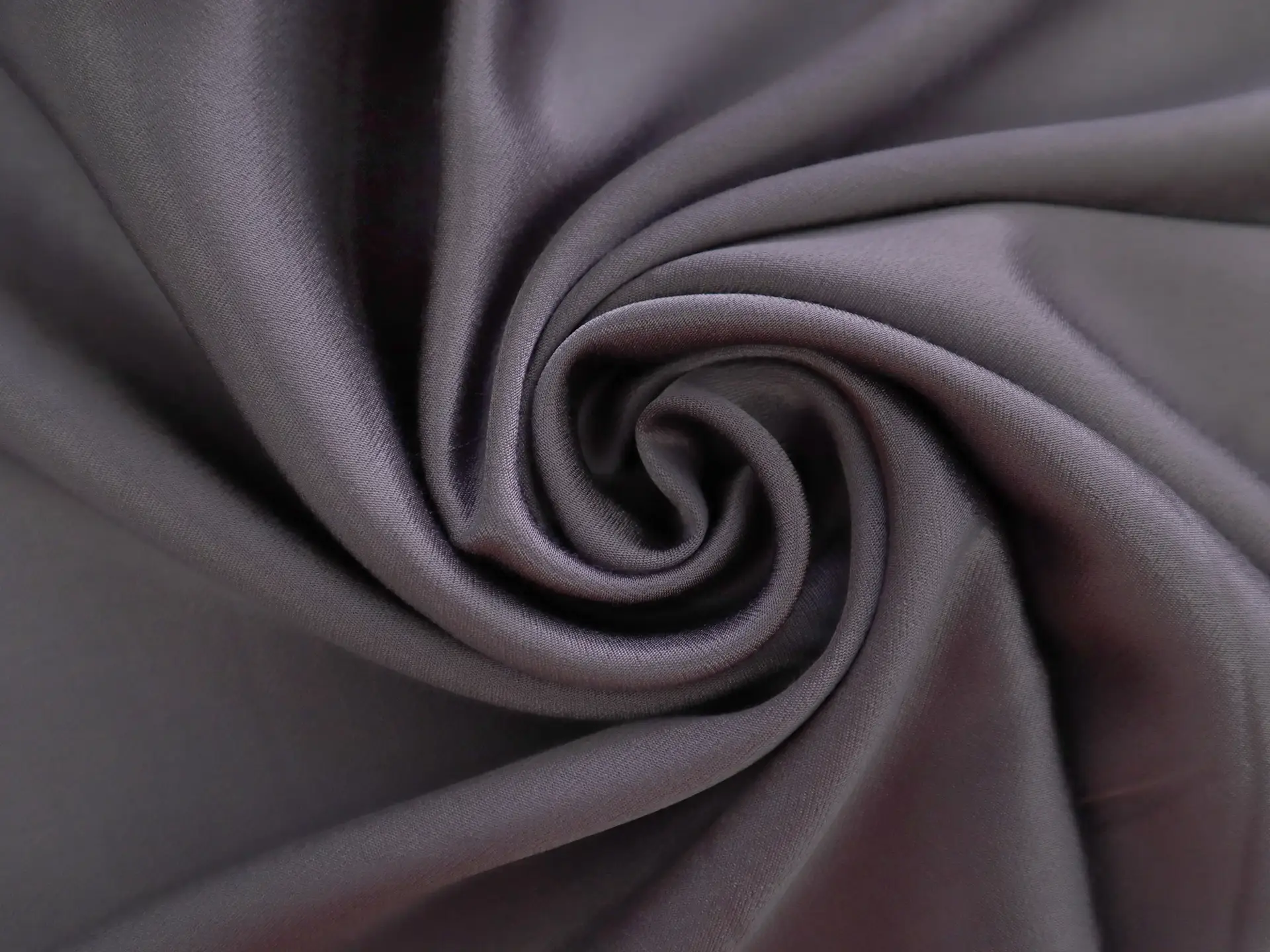 Viscose Charmeuse in Charcoal