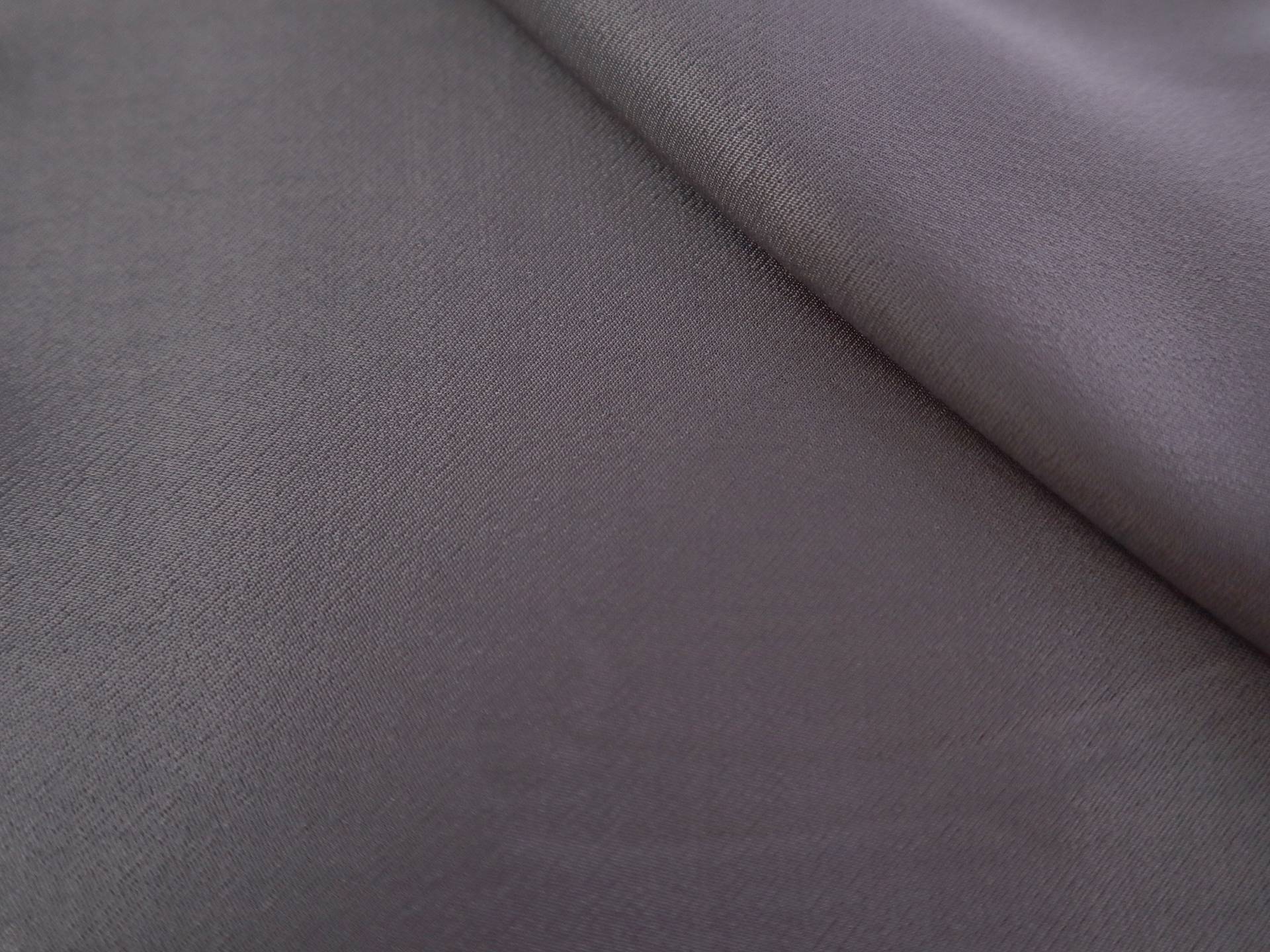 Viscose Charmeuse in Charcoal