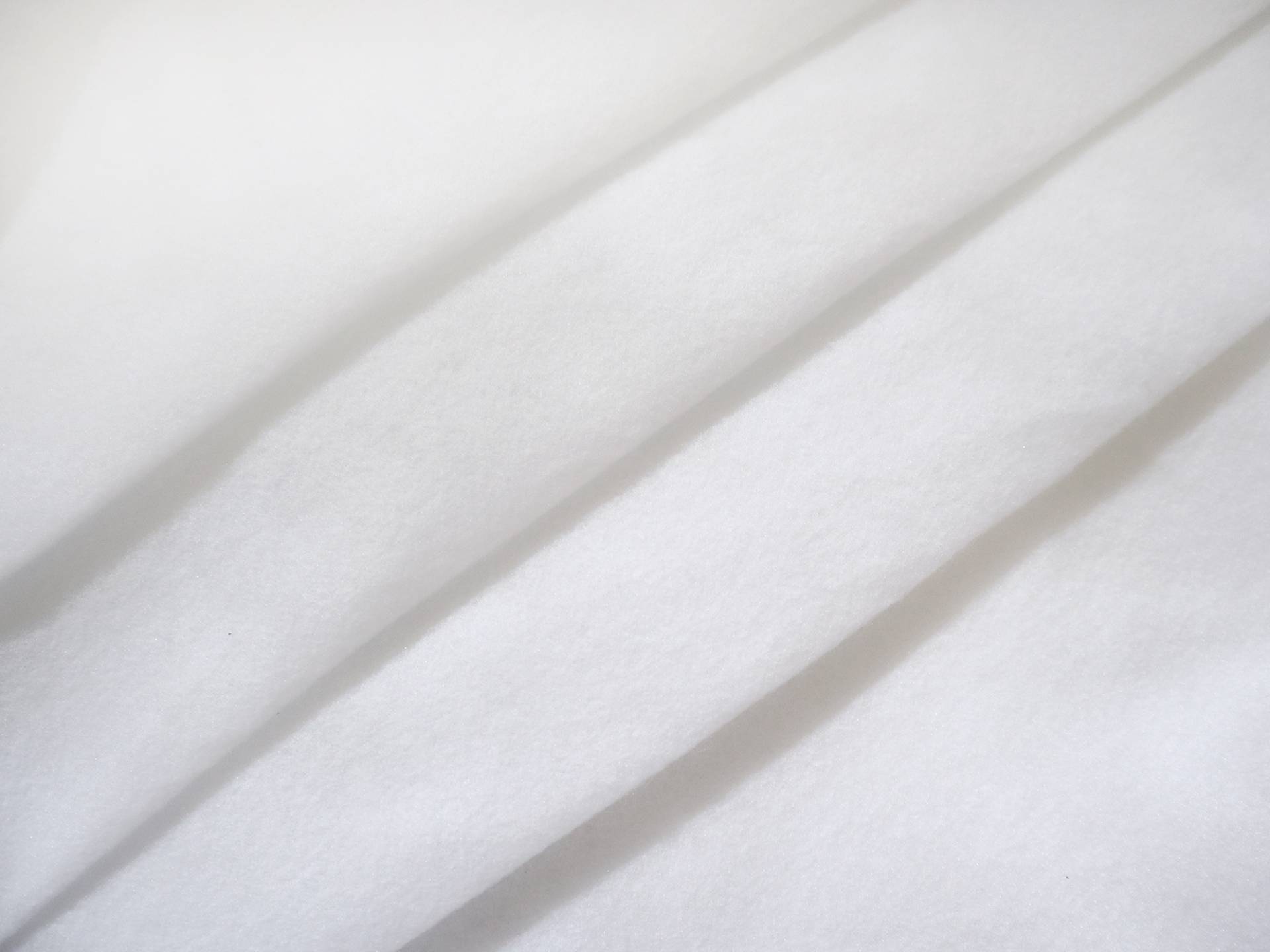 Acrylic Needle Punch Batting in White