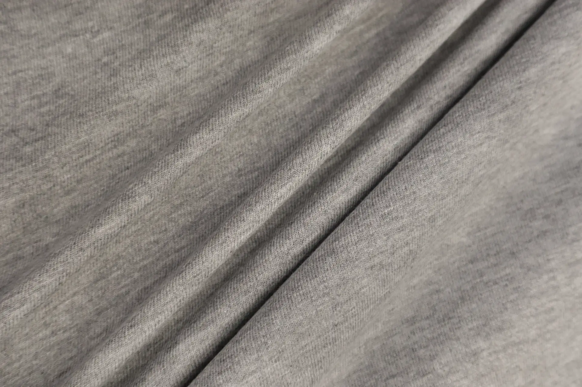 Japanese Cotton Jersey in Heather Grey
