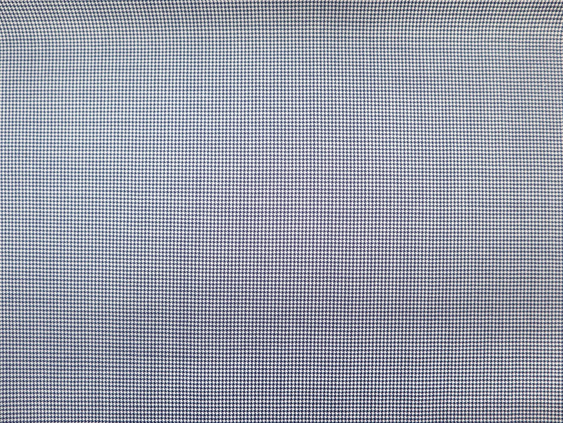 Super 120's Wool Micro Houndstooth in Blue