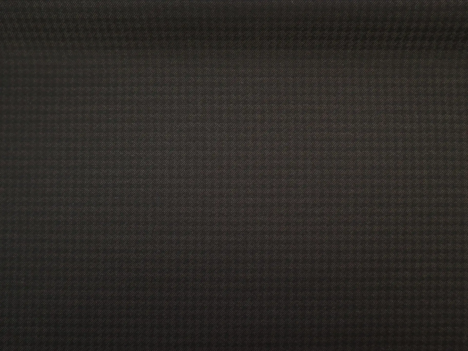 Wool Houndstooth Suiting in Espresso 