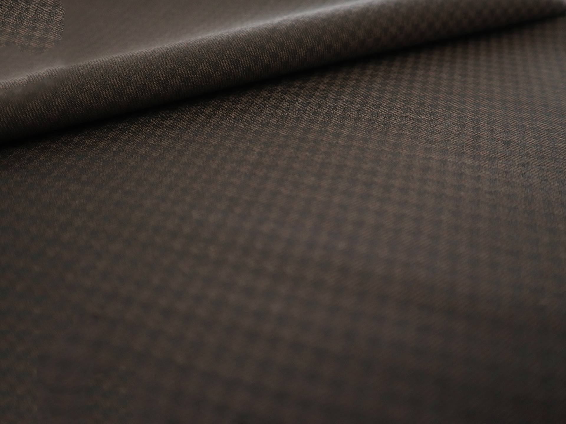 Wool Houndstooth Suiting in Espresso 
