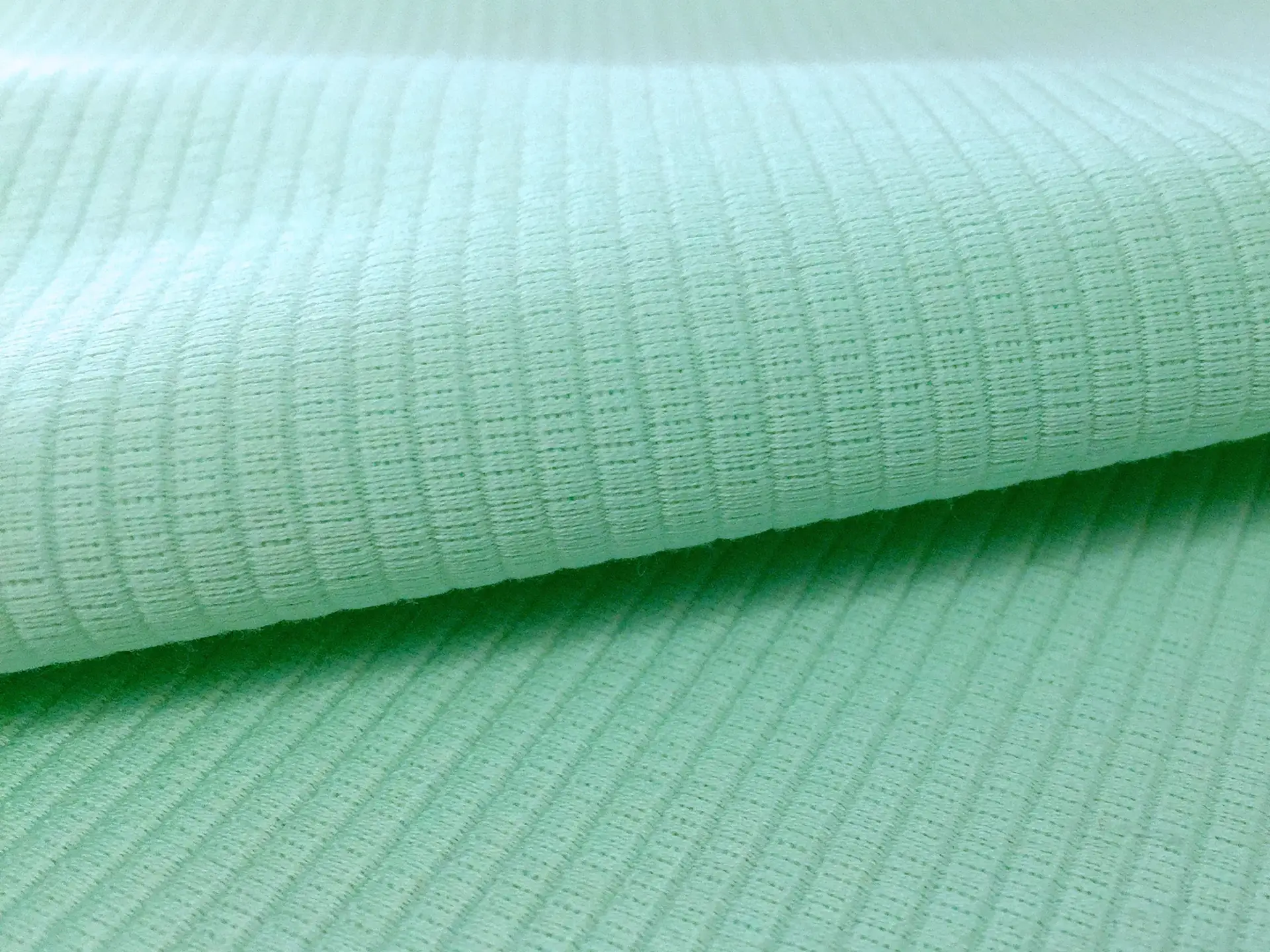 Rayon Ottoman in Mint