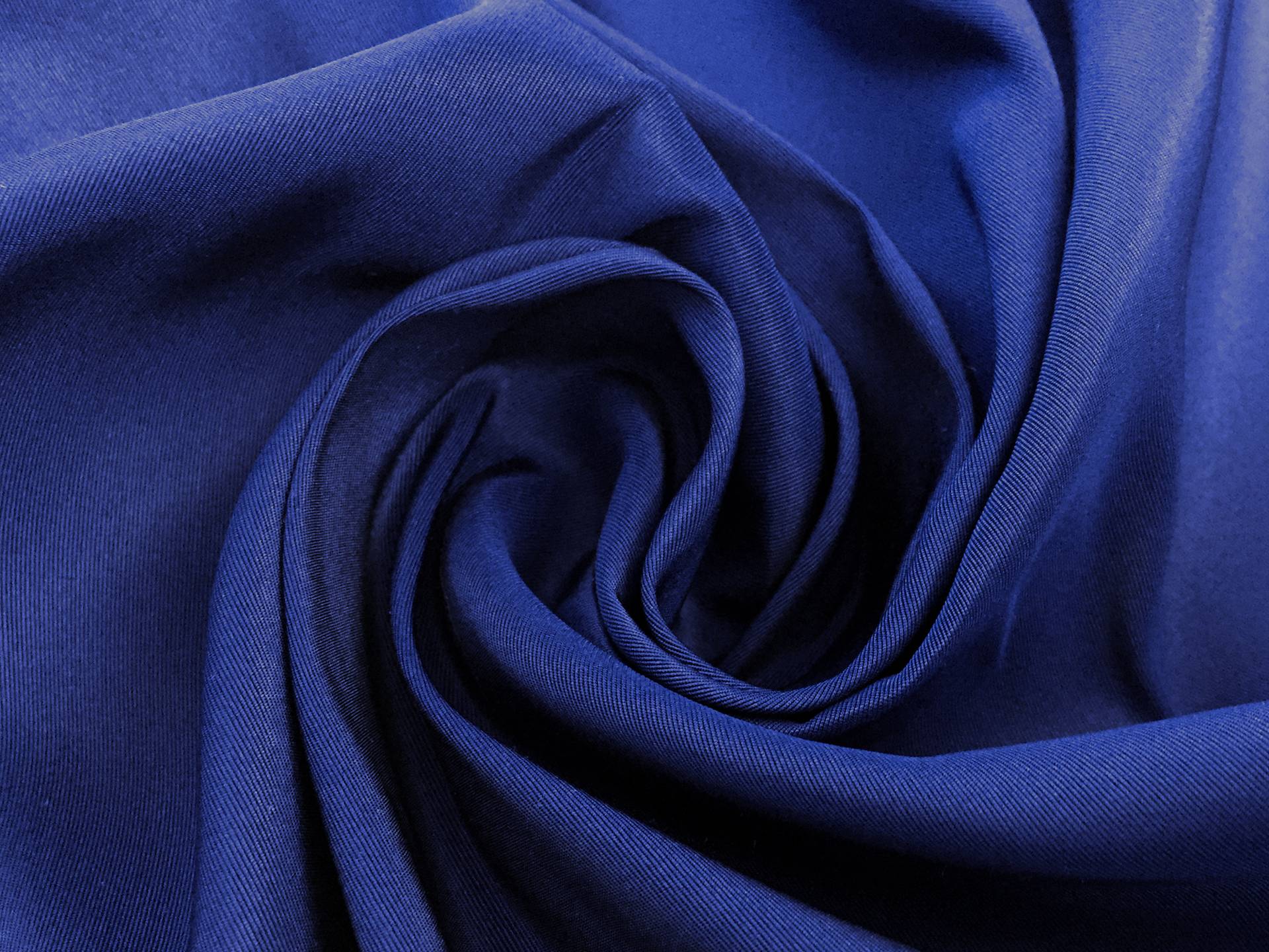 Silk Gros de Londres with a Bounce Finish in Royal Blue
