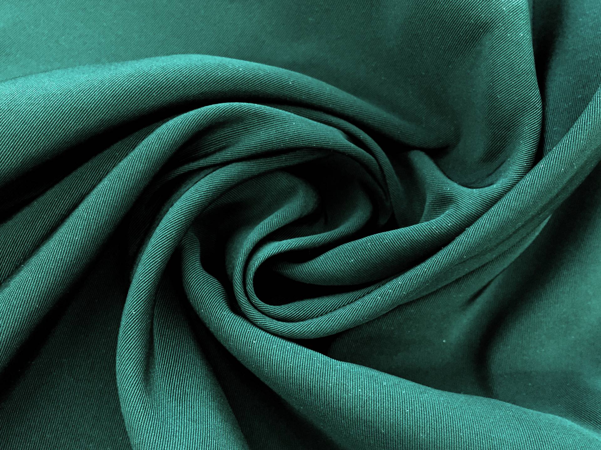 Silk Gros de Londres with a Bounce Finish in Teal Green