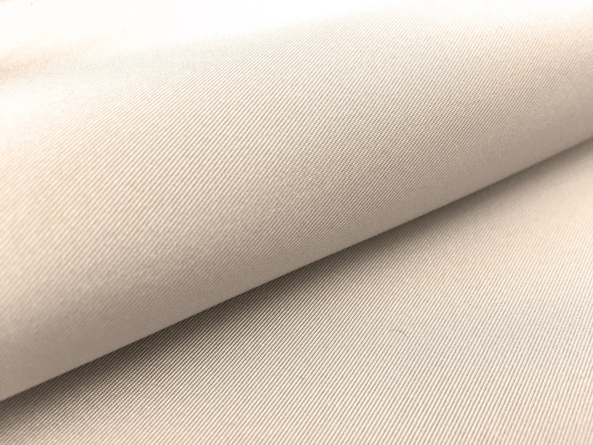 Silk Gros de Londres with a Bounce Finish in Warm Grey