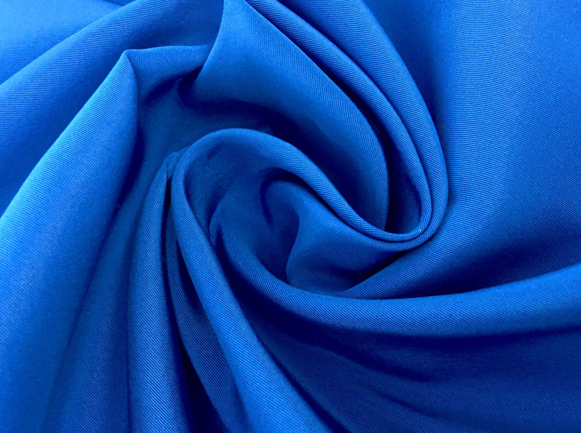 Silk Gros de Londres with a Bounce Finish in Cobalt