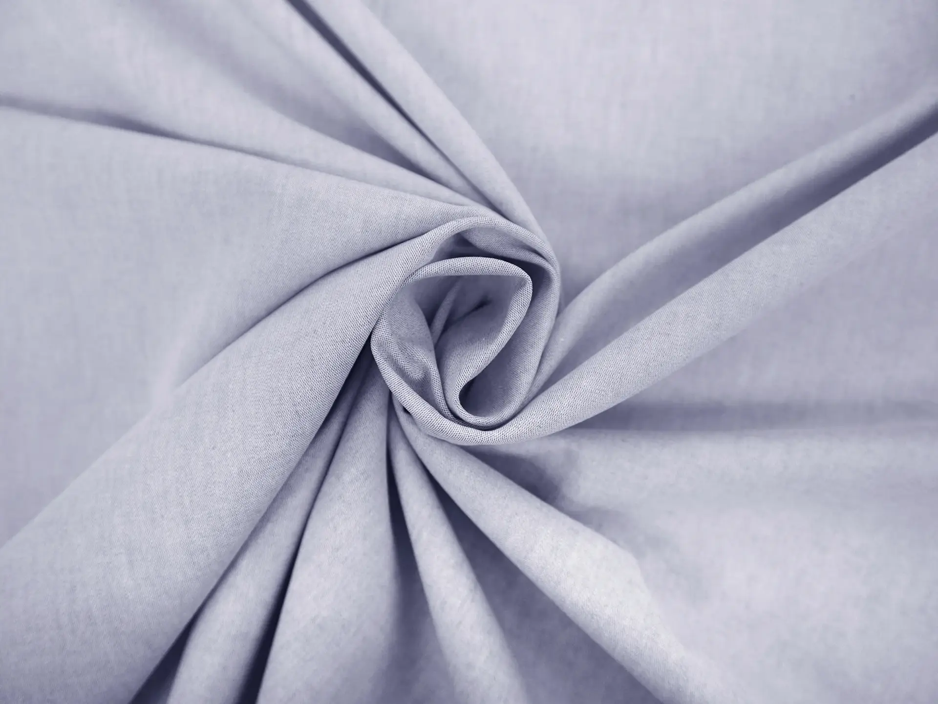 Faded Cotton Chambray in Periwinkle