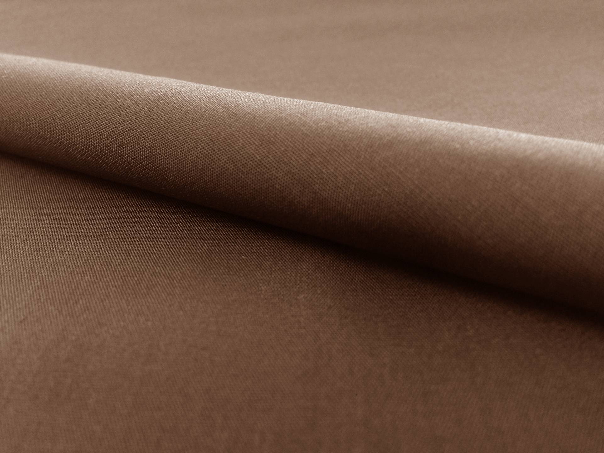 Poly Cotton Broadcloth in Dark Brown