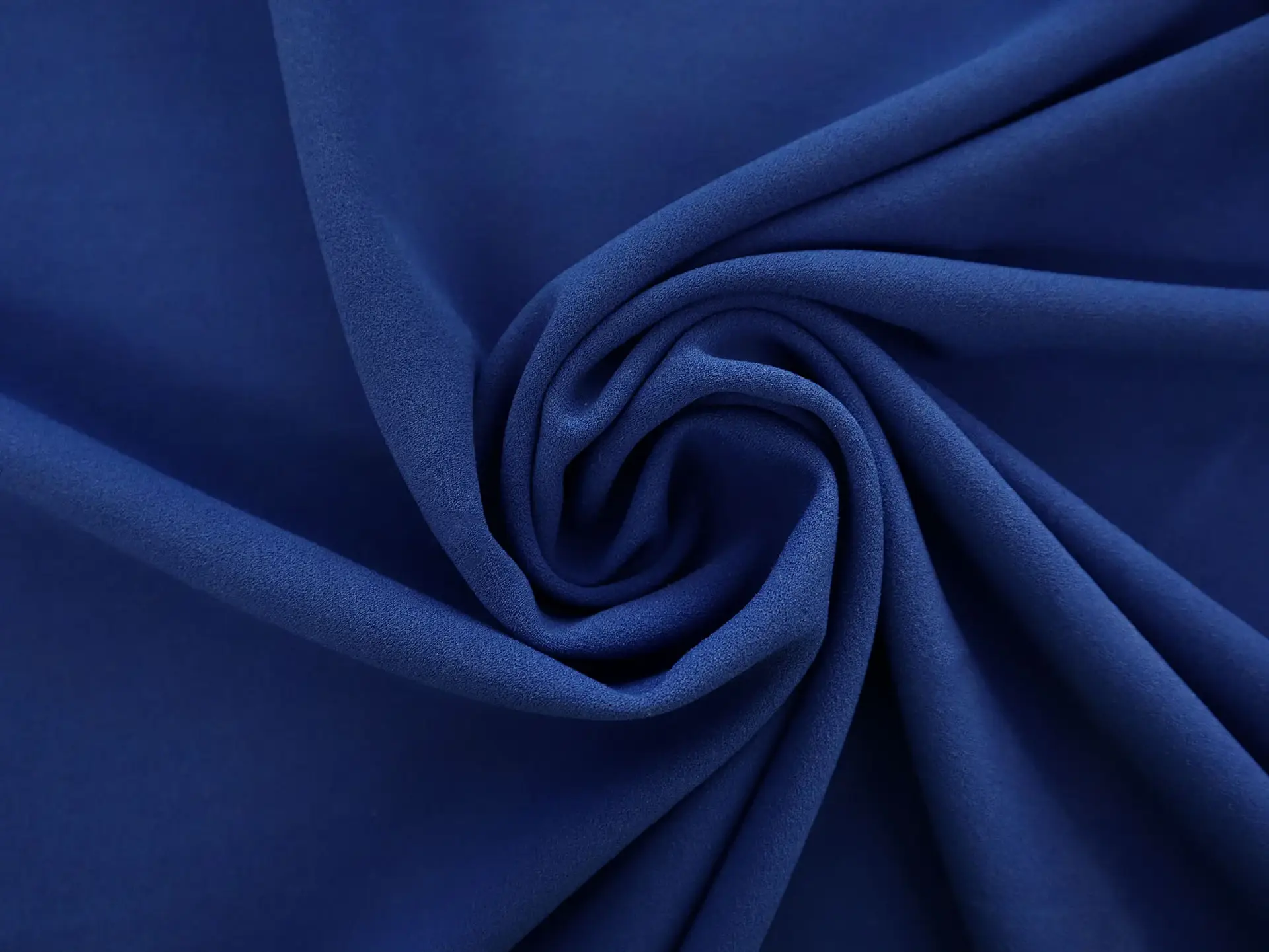 Poly Spandex Crepe Knit in Royal Blue