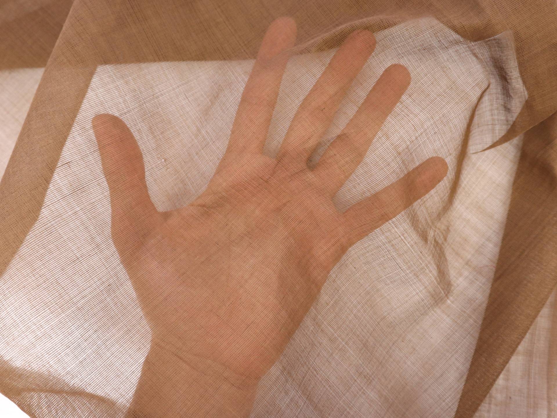 Indian Cotton Voile in Copper