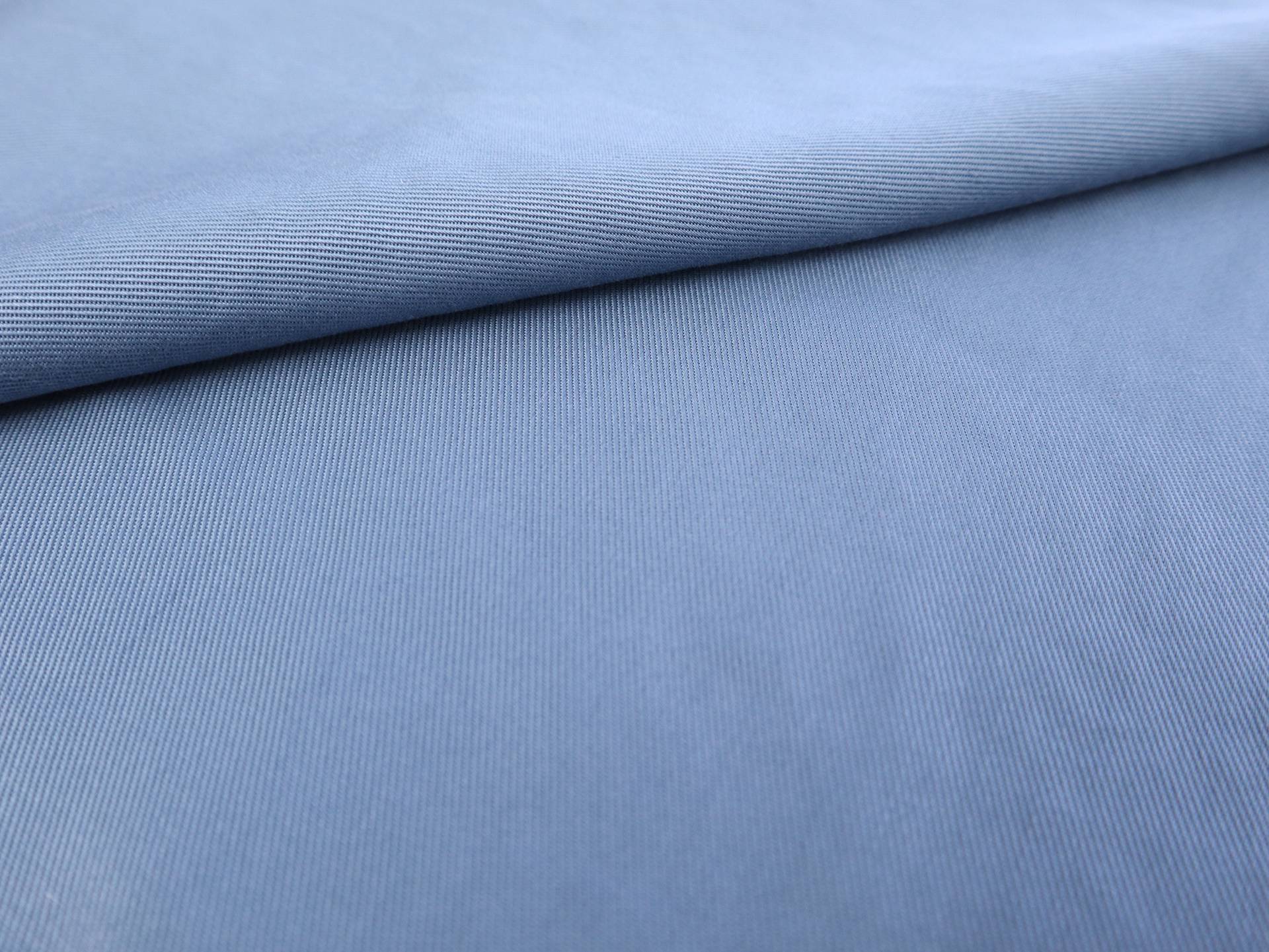 Sustainable Lyocell Twill in Denim Blue