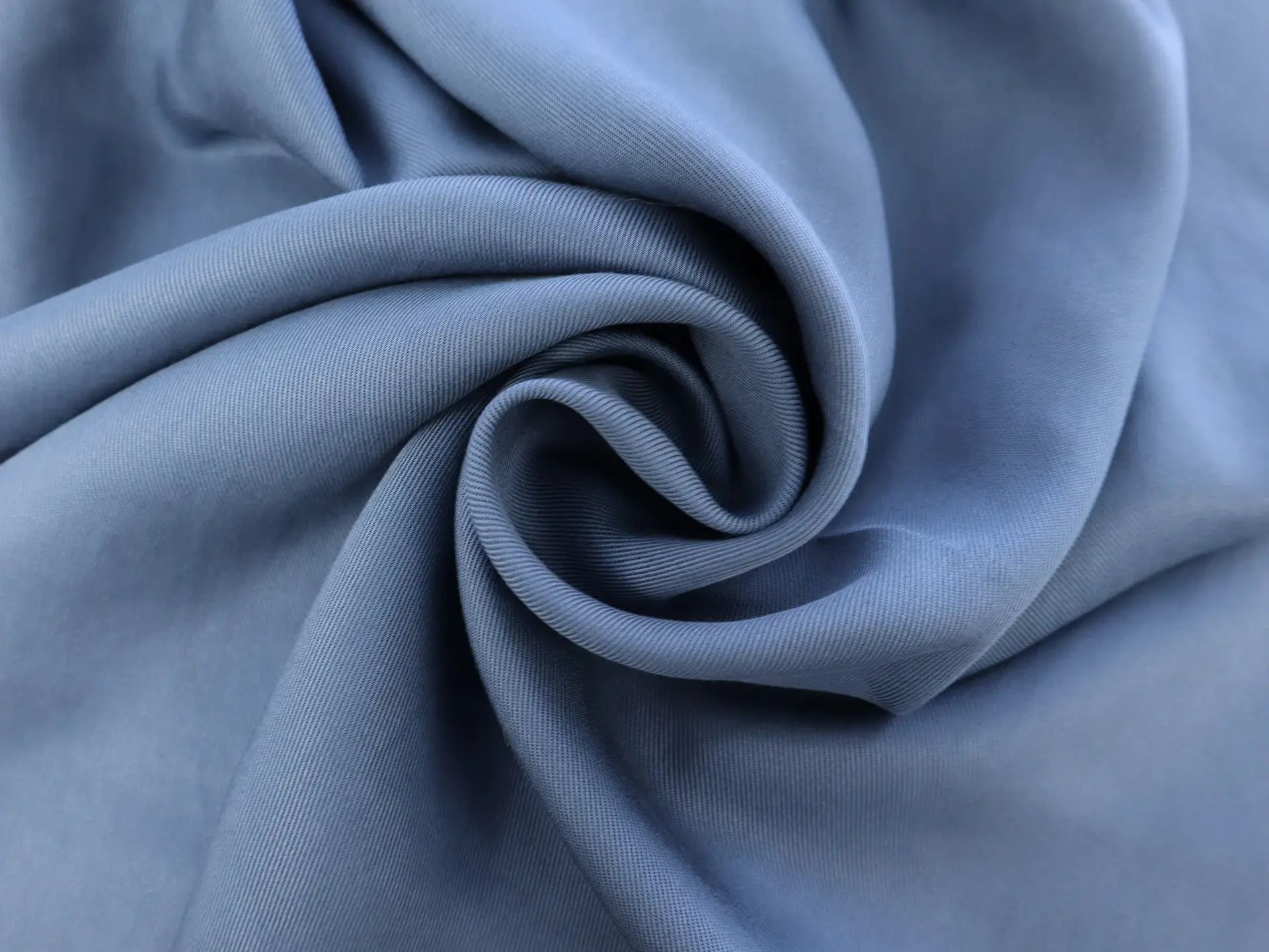 Sustainable Lyocell Twill in Denim Blue