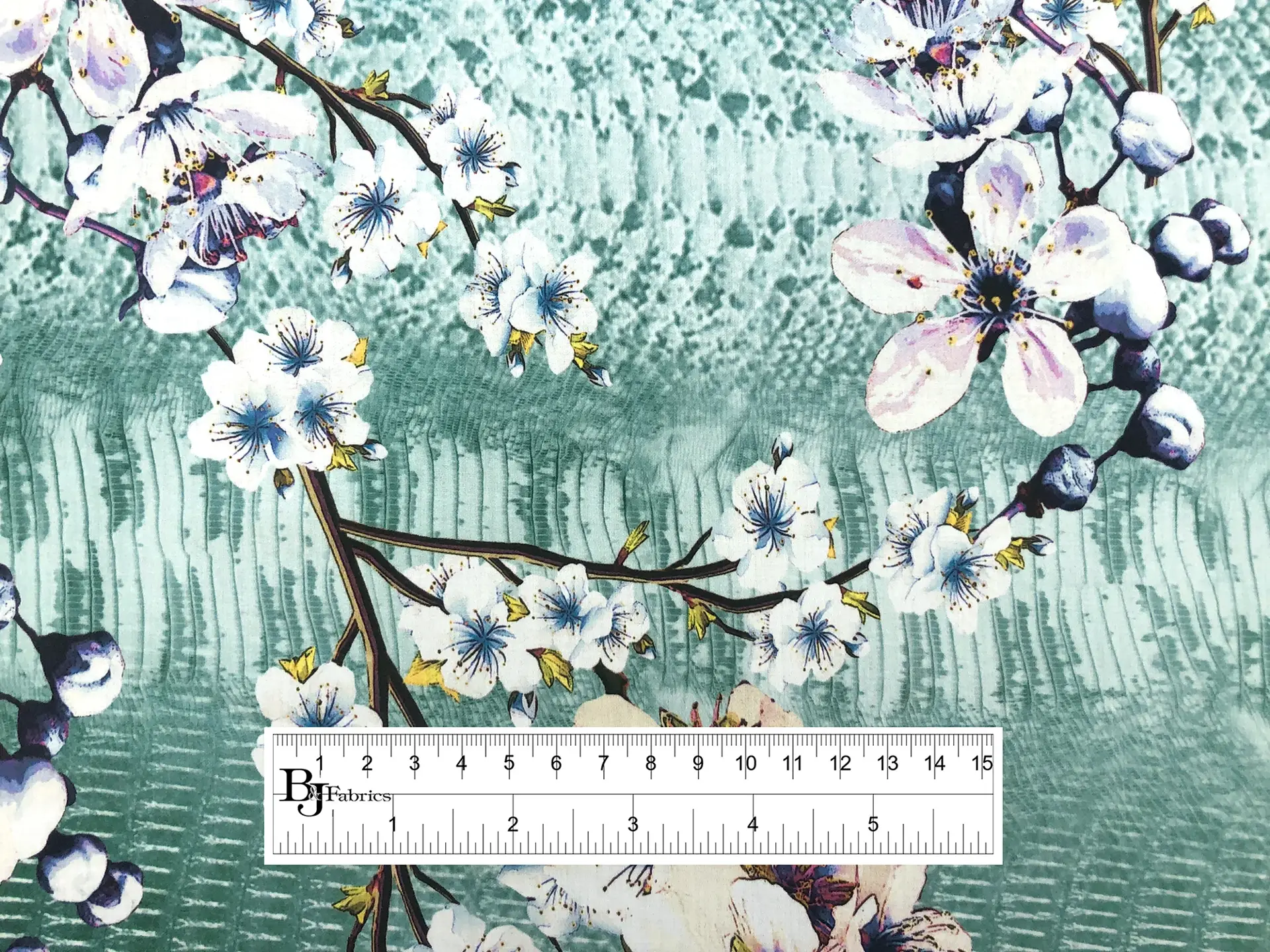 Cotton Sateen Lawn with Floral & Reptile Print