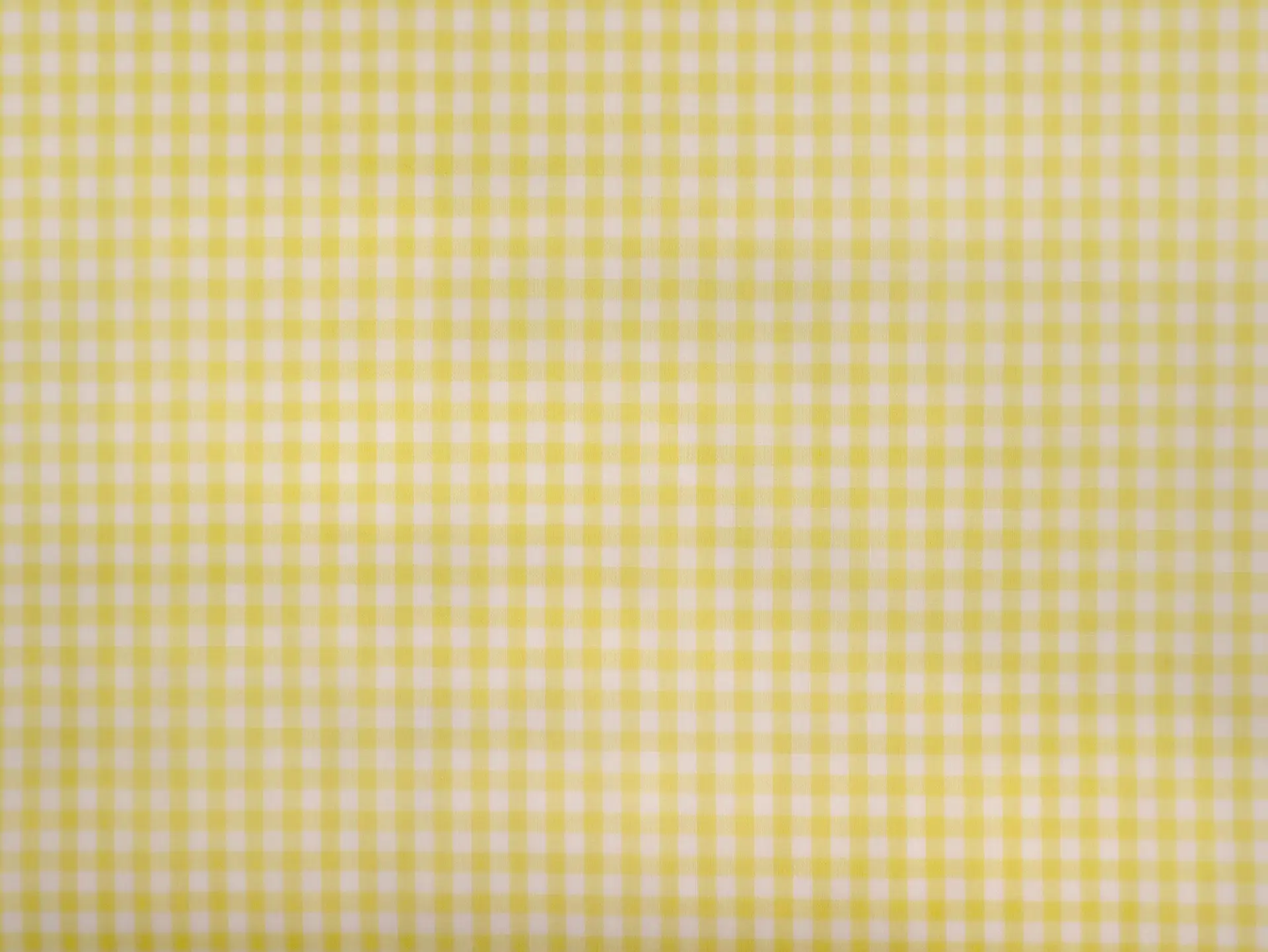 1" Cotton Polyester Gingham in Yellow