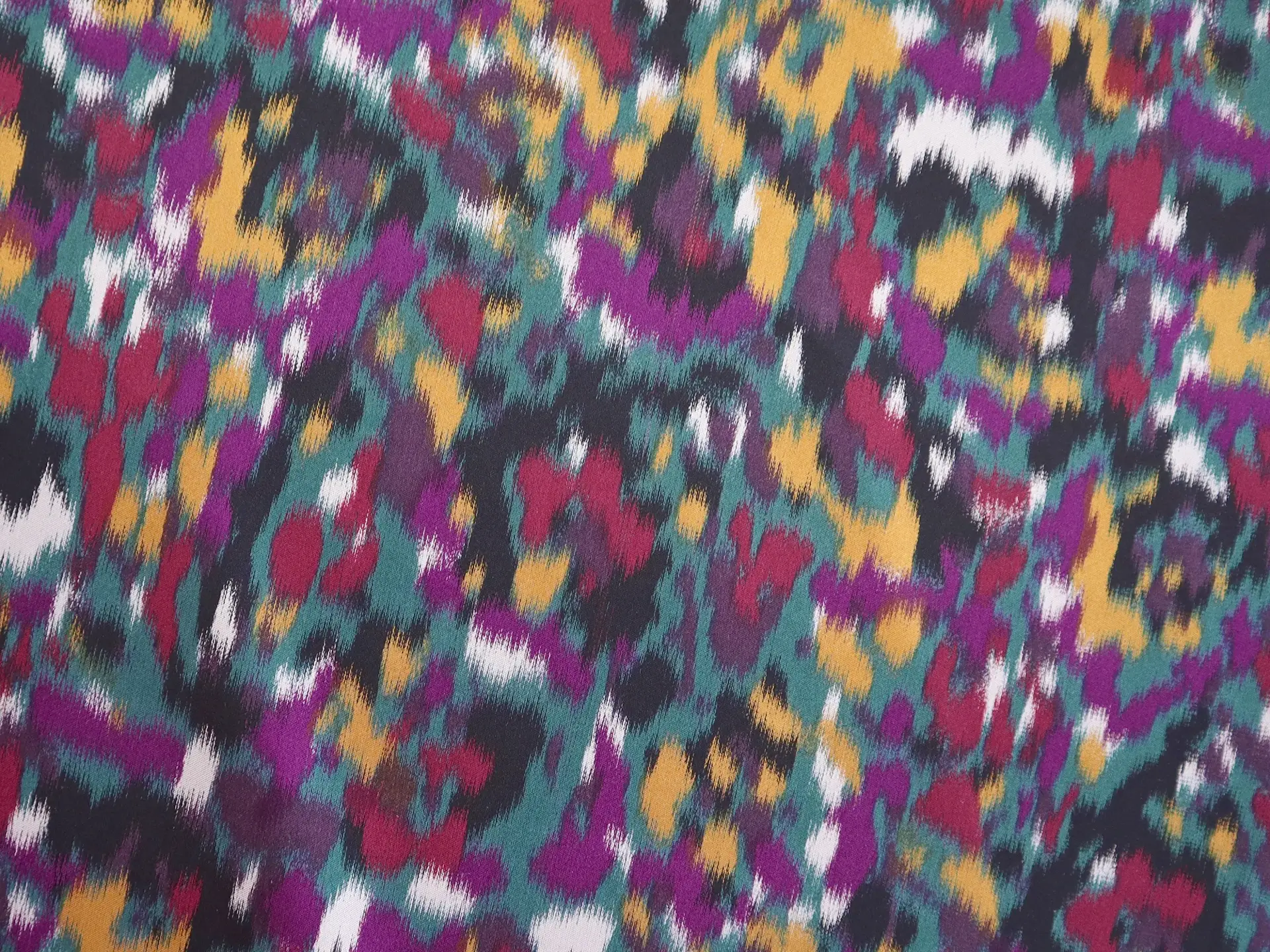 Warp Printed Silk Satin