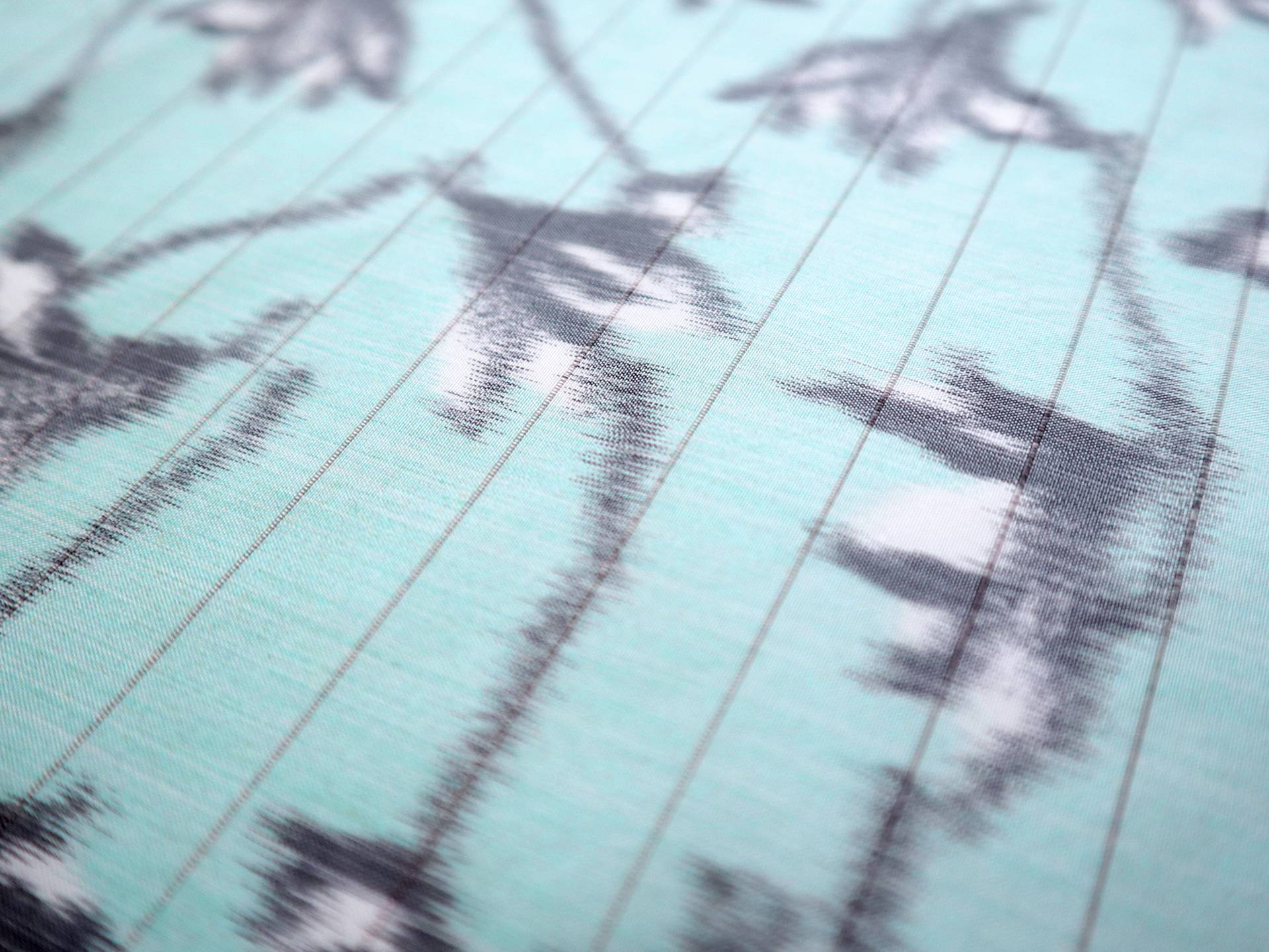 Warp Printed Silk Taffeta with Floral Motifs