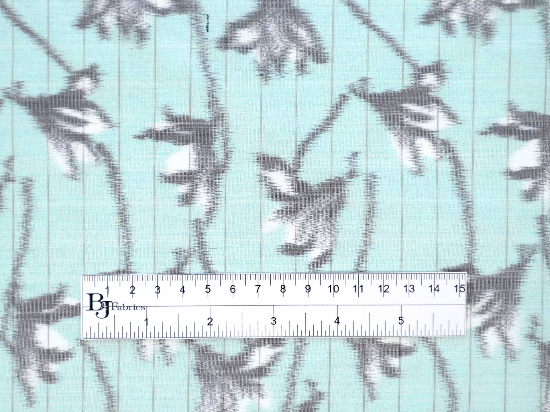 Warp Printed Silk Taffeta with Floral Motifs