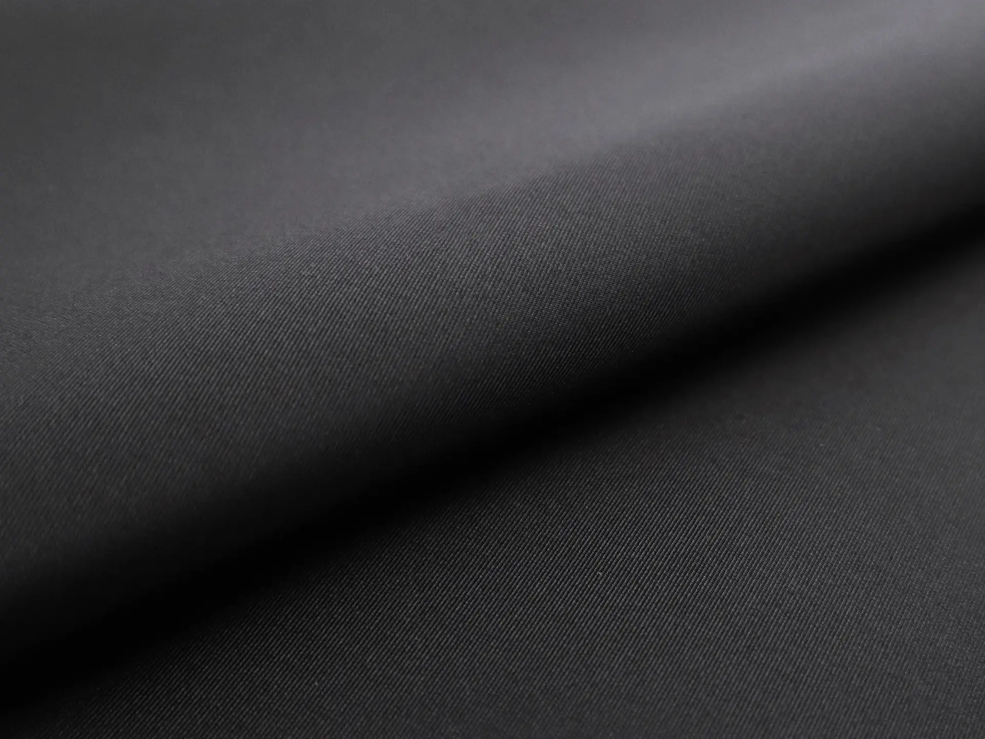 Silk Gros de Londres with a Bounce Finish in Charcoal