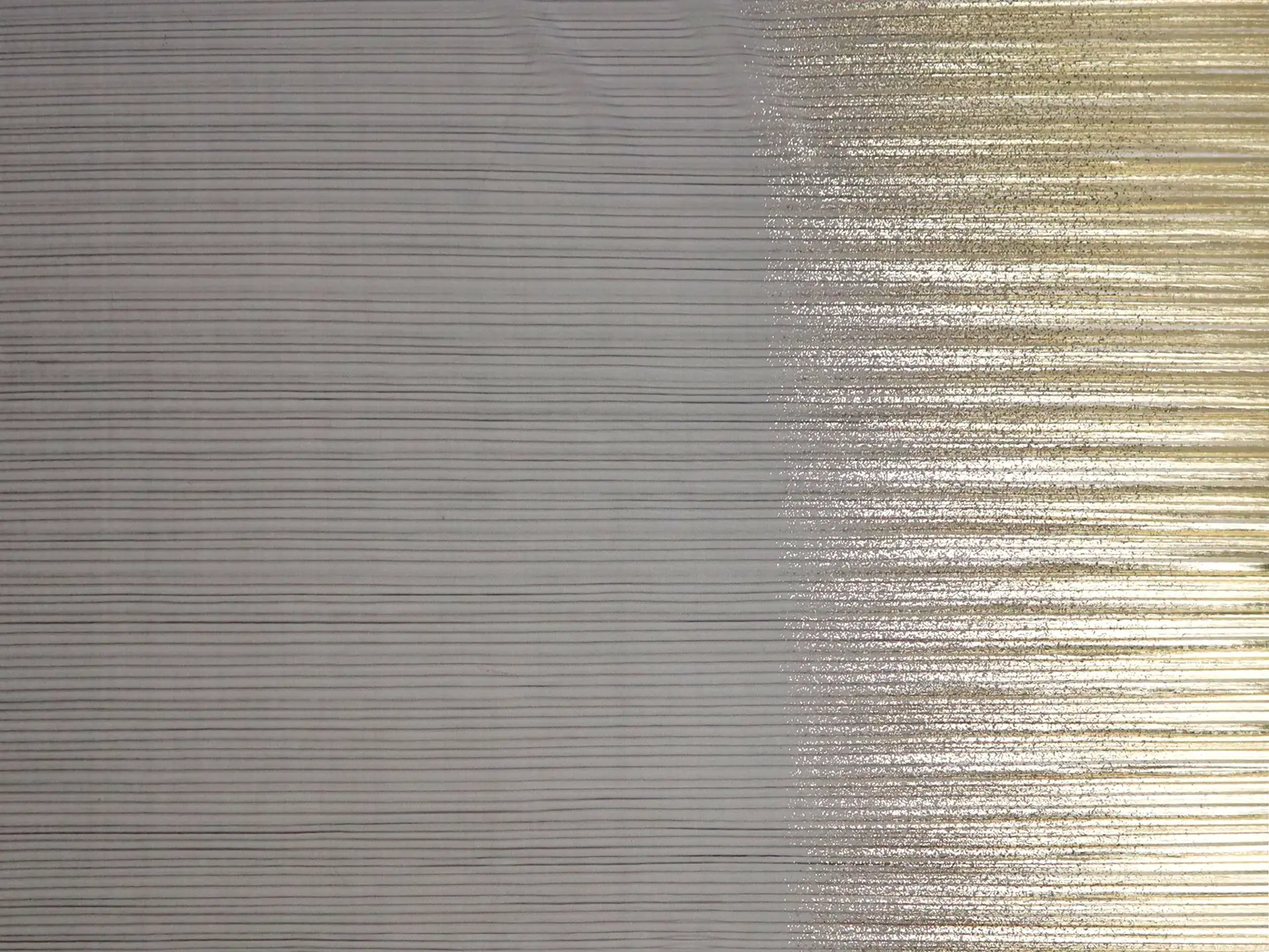 Pleated Tulle with Gold Foil in Black