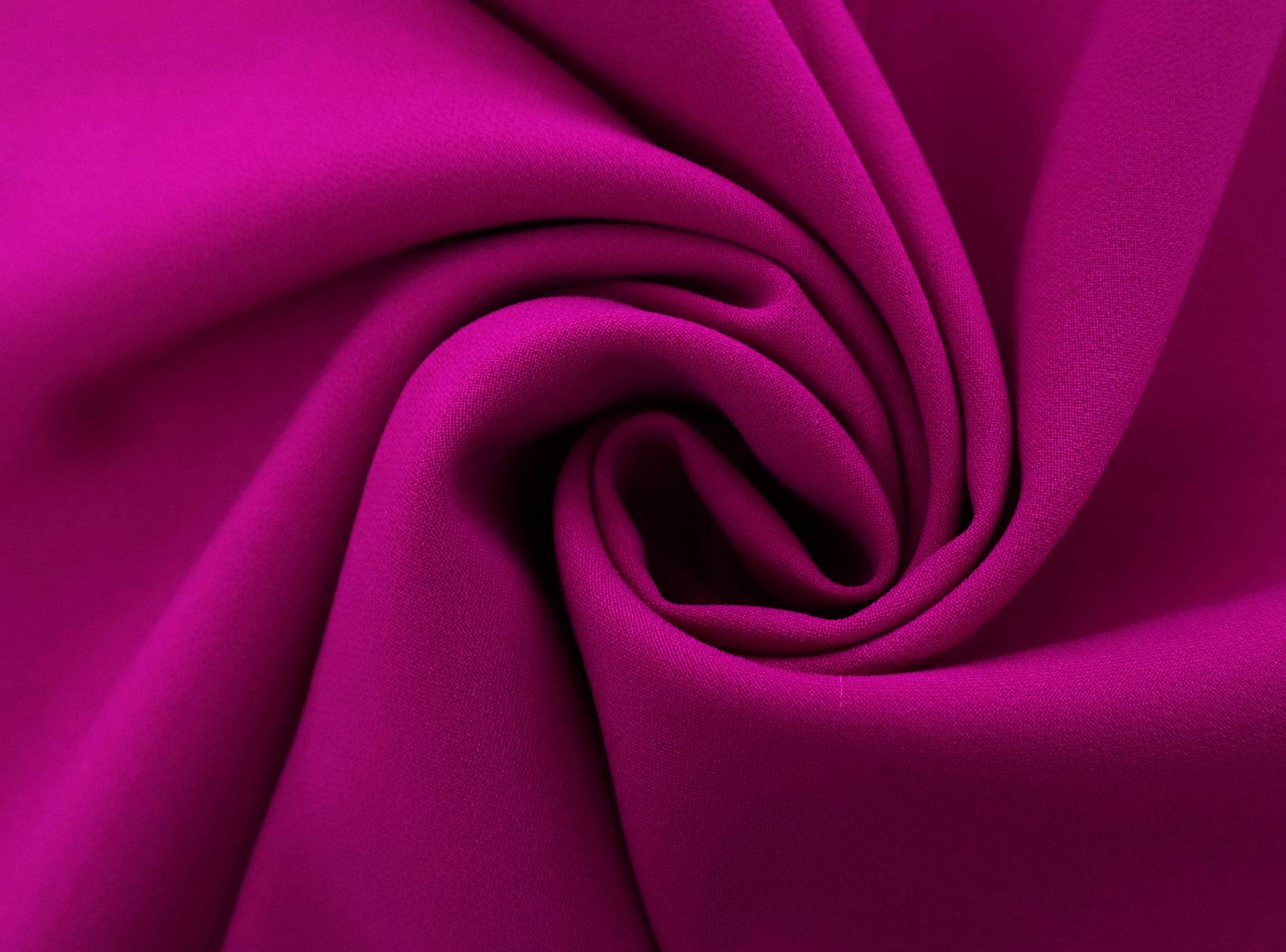 Polyester Stretch Crepe in Red Violet