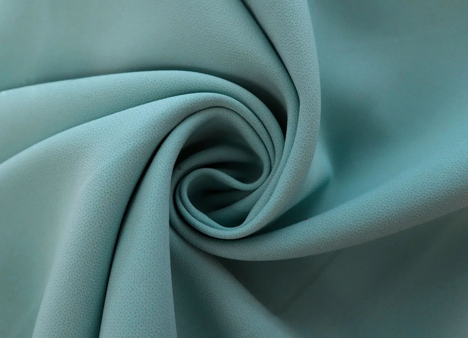 Polyester Stretch Crepe in Turquoise