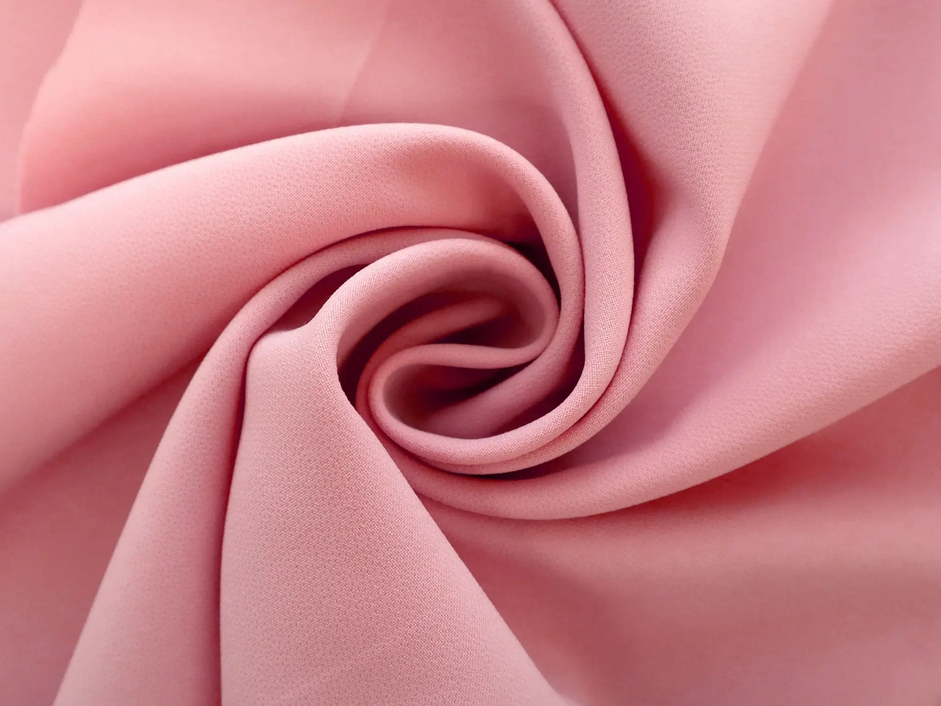 Polyester Stretch Crepe in Light Pink