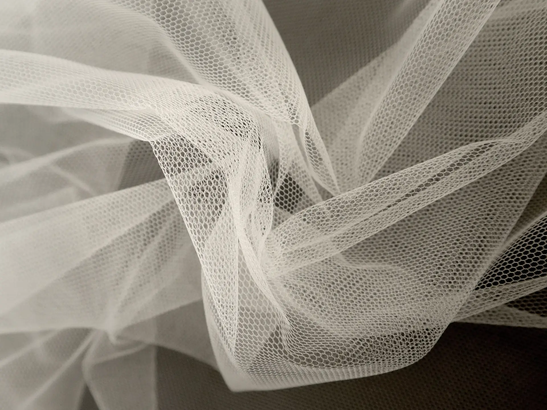 Nylon Fill Tulle In Greggio 