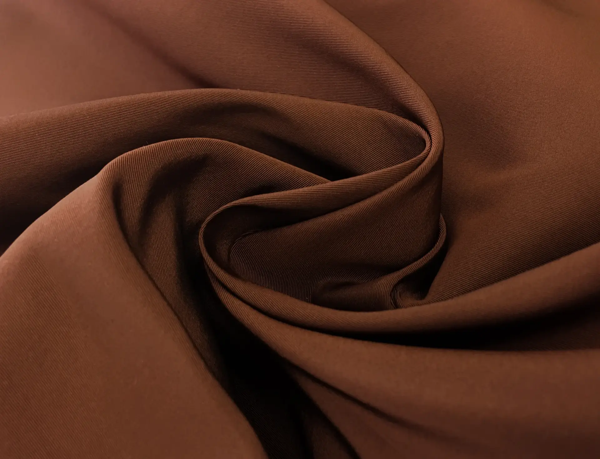 Silk Gros de Londres with a Bounce Finish in Chocolate