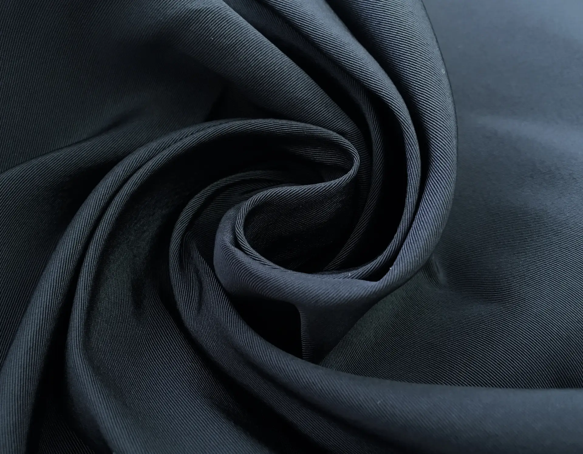 Silk Gros de Londres with a Bounce Finish in Colonial Blue