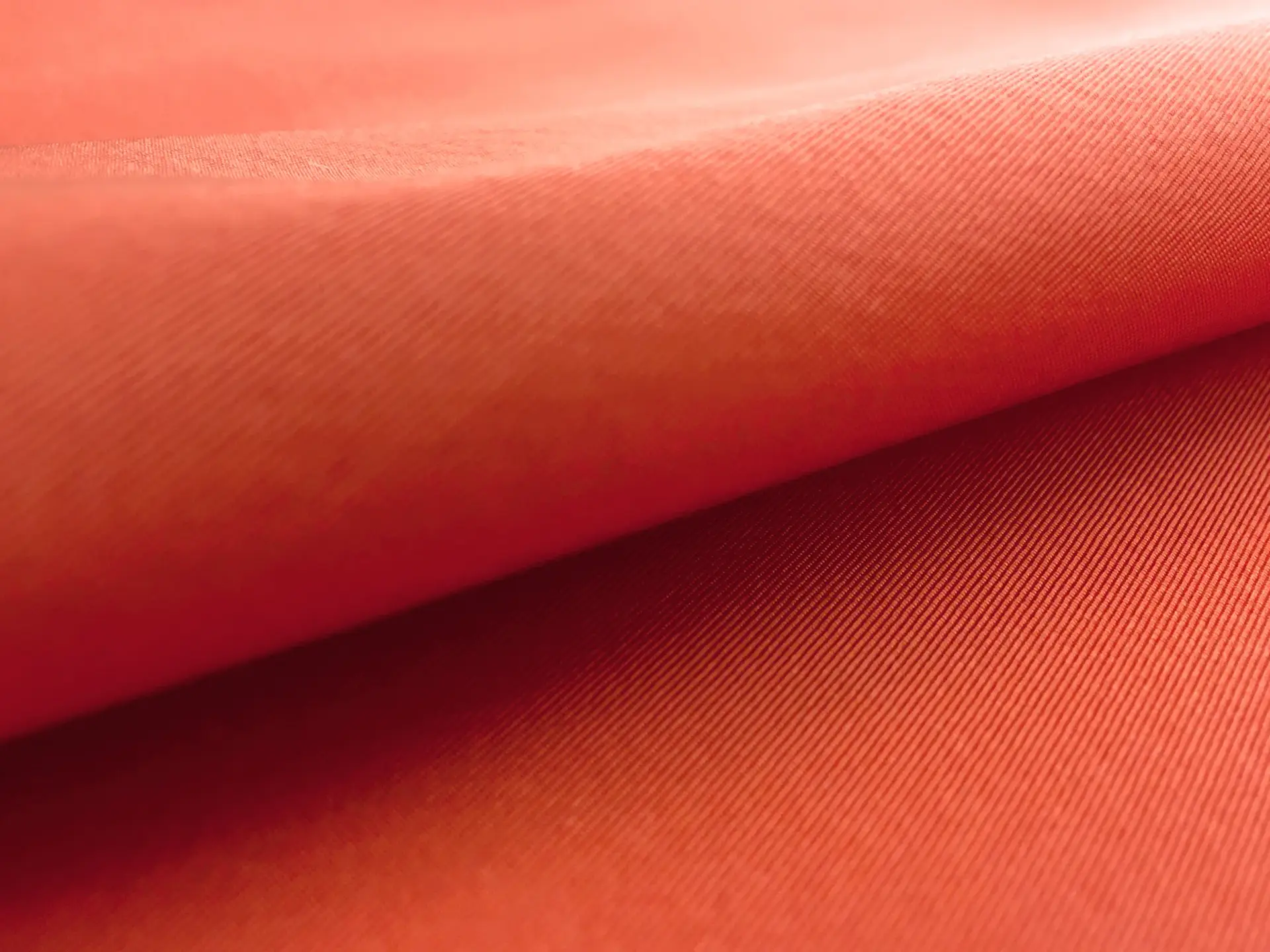 Silk Gros de Londres with a Bounce Finish in Orange